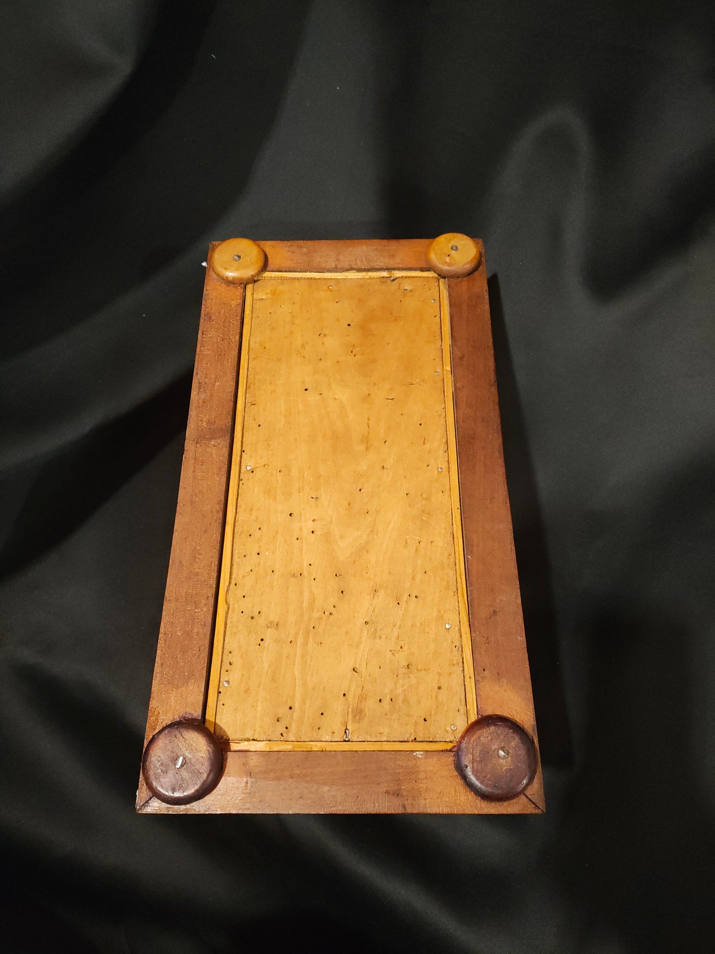 Victorian Burl Veneer Jewelry or Document Casket Box