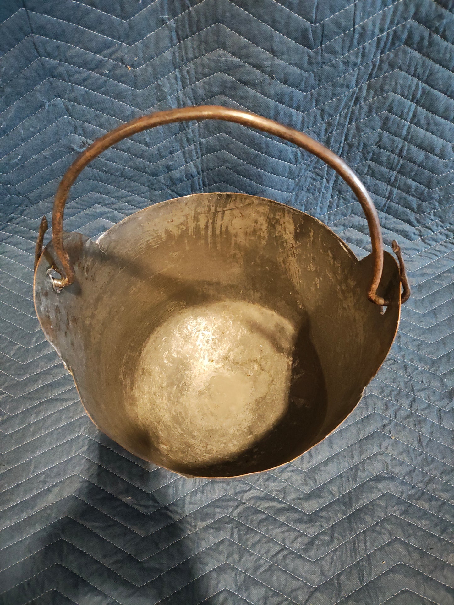 Pair of Early 19th Century French Hand-Hammered Copper Jam Pots