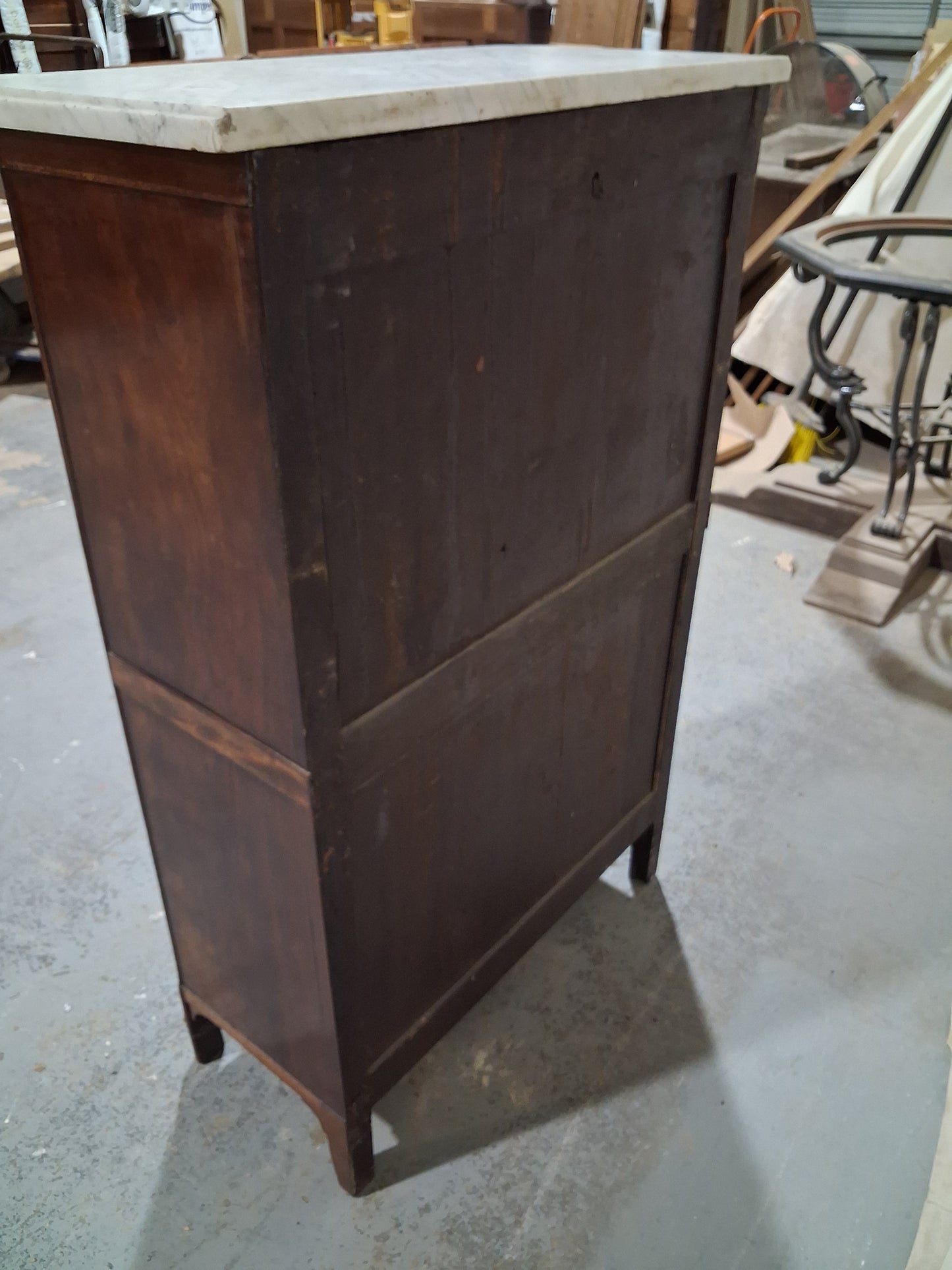 French Walnut Semainier Chest with Marble Top | Circa 1820–1840