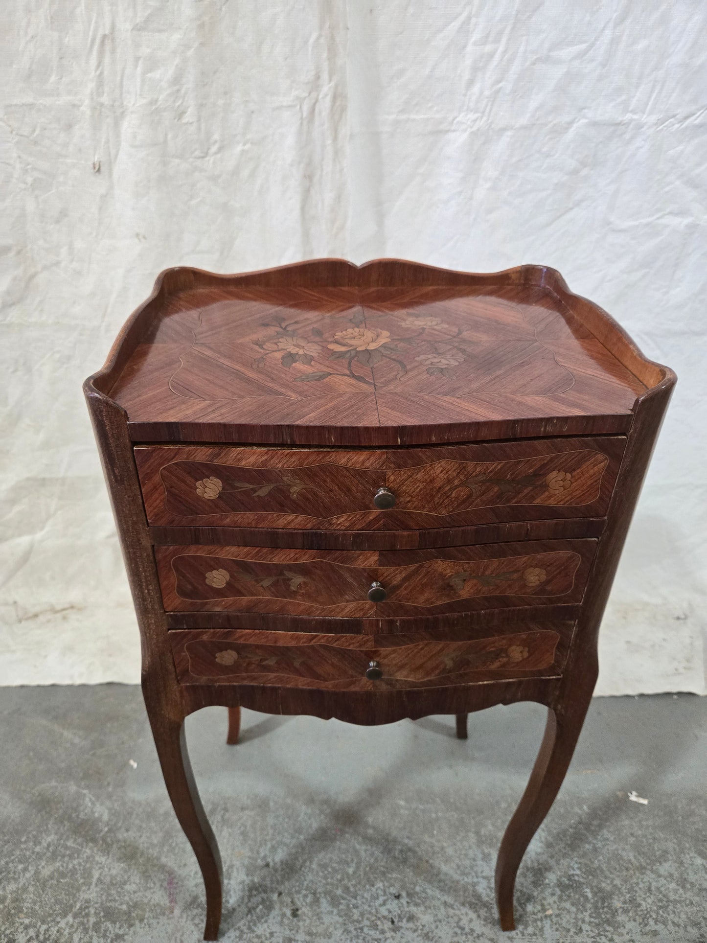 Early Century Louis XV Rosewood Nightstand