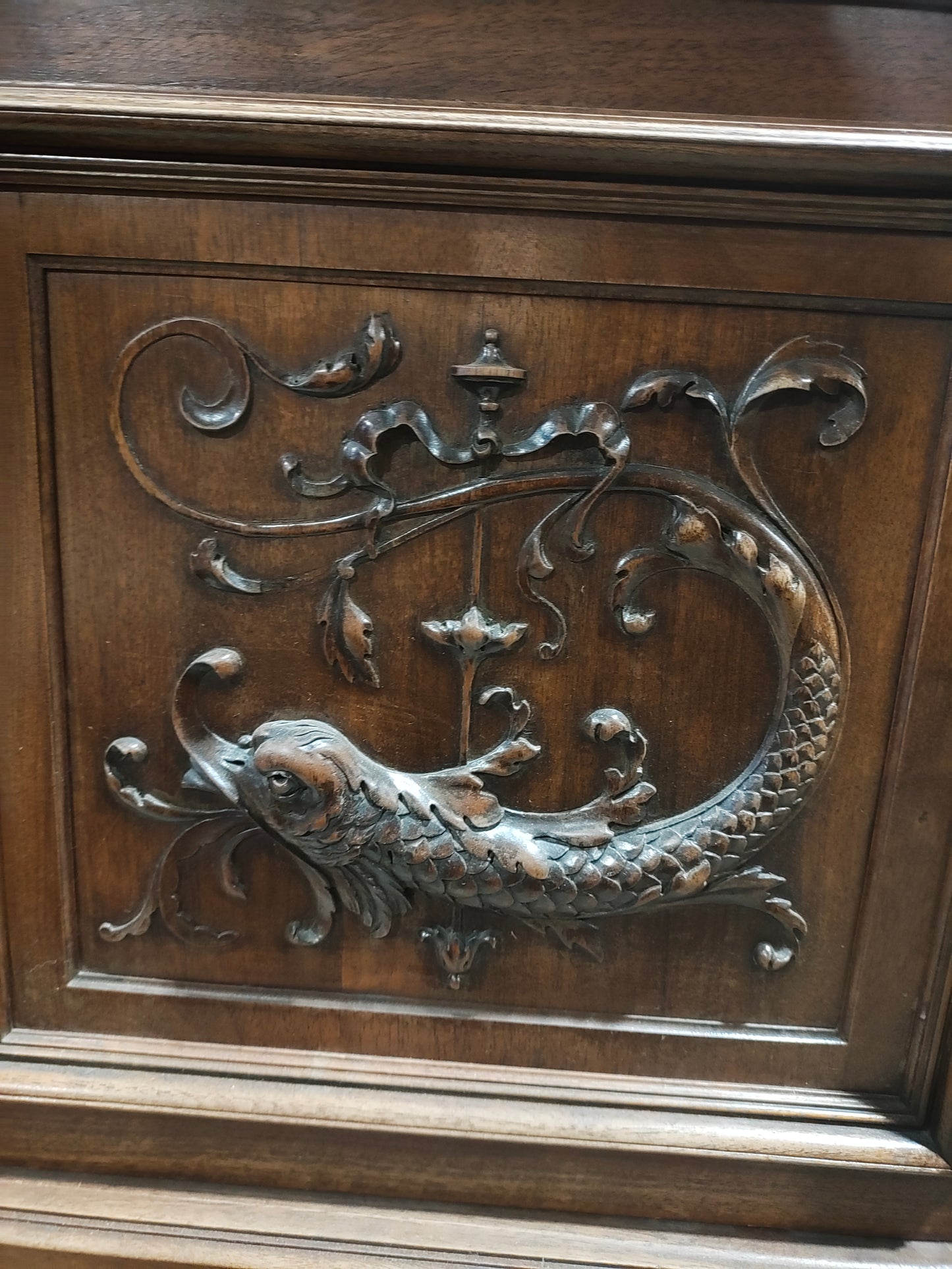 Late 19th century Renaissance revival display cabinet