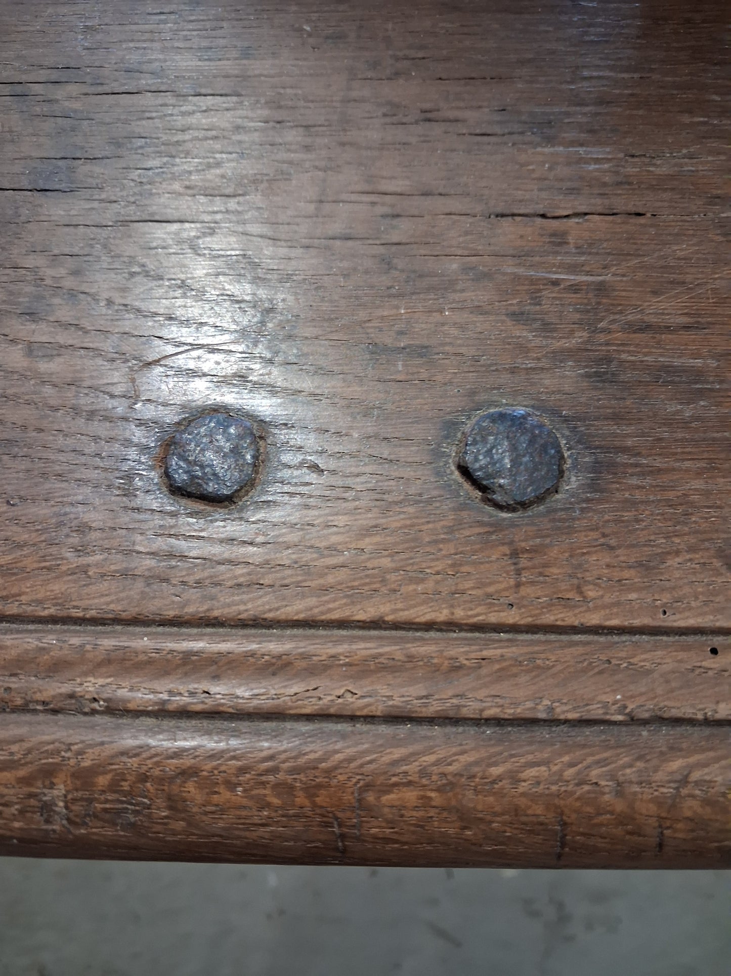 1880s French oak coffer