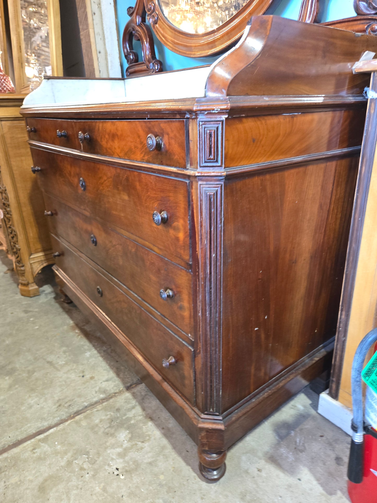Late 1800s Rococo Vanity