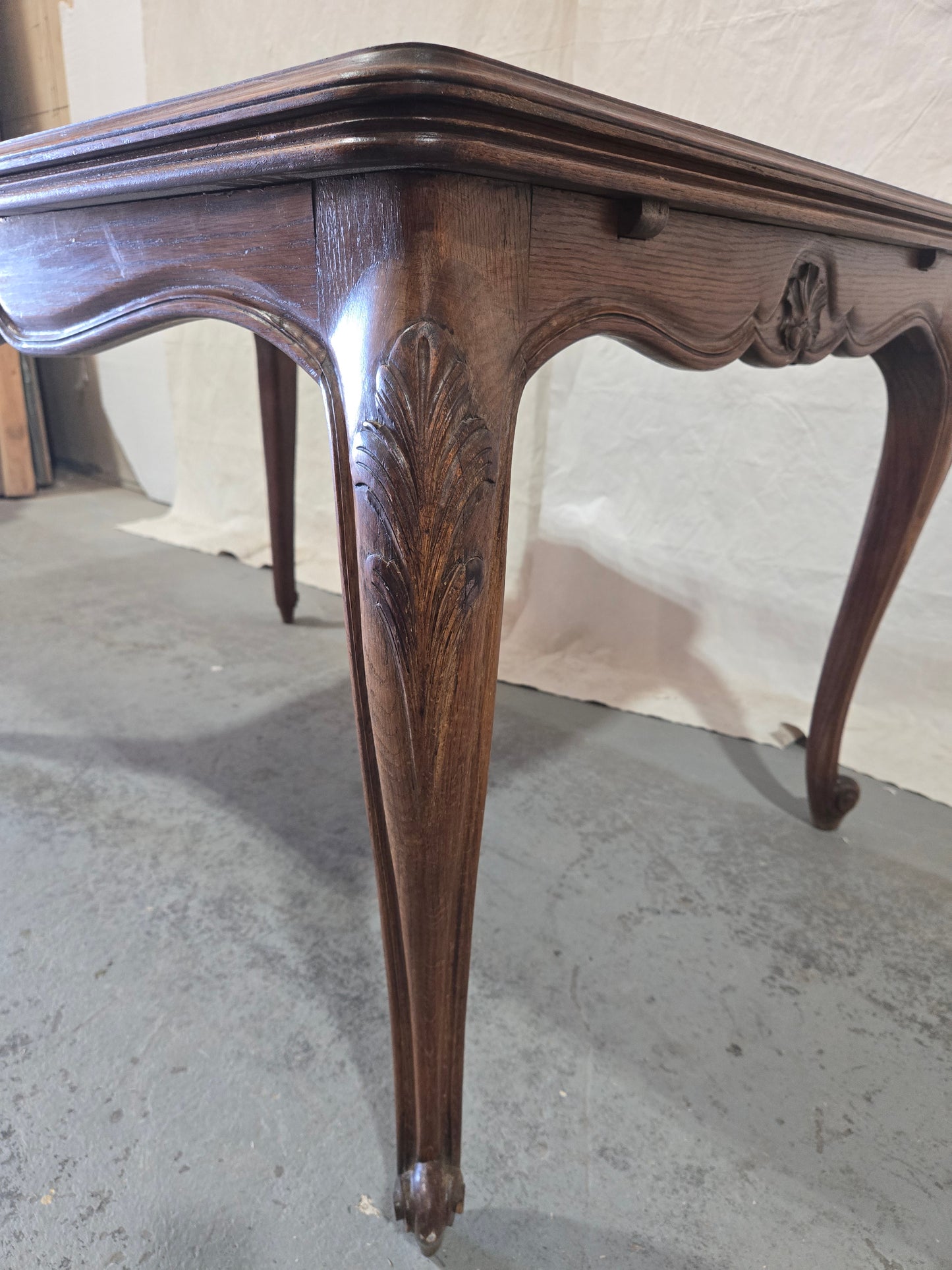 Early Century Louis XV draw leaf table