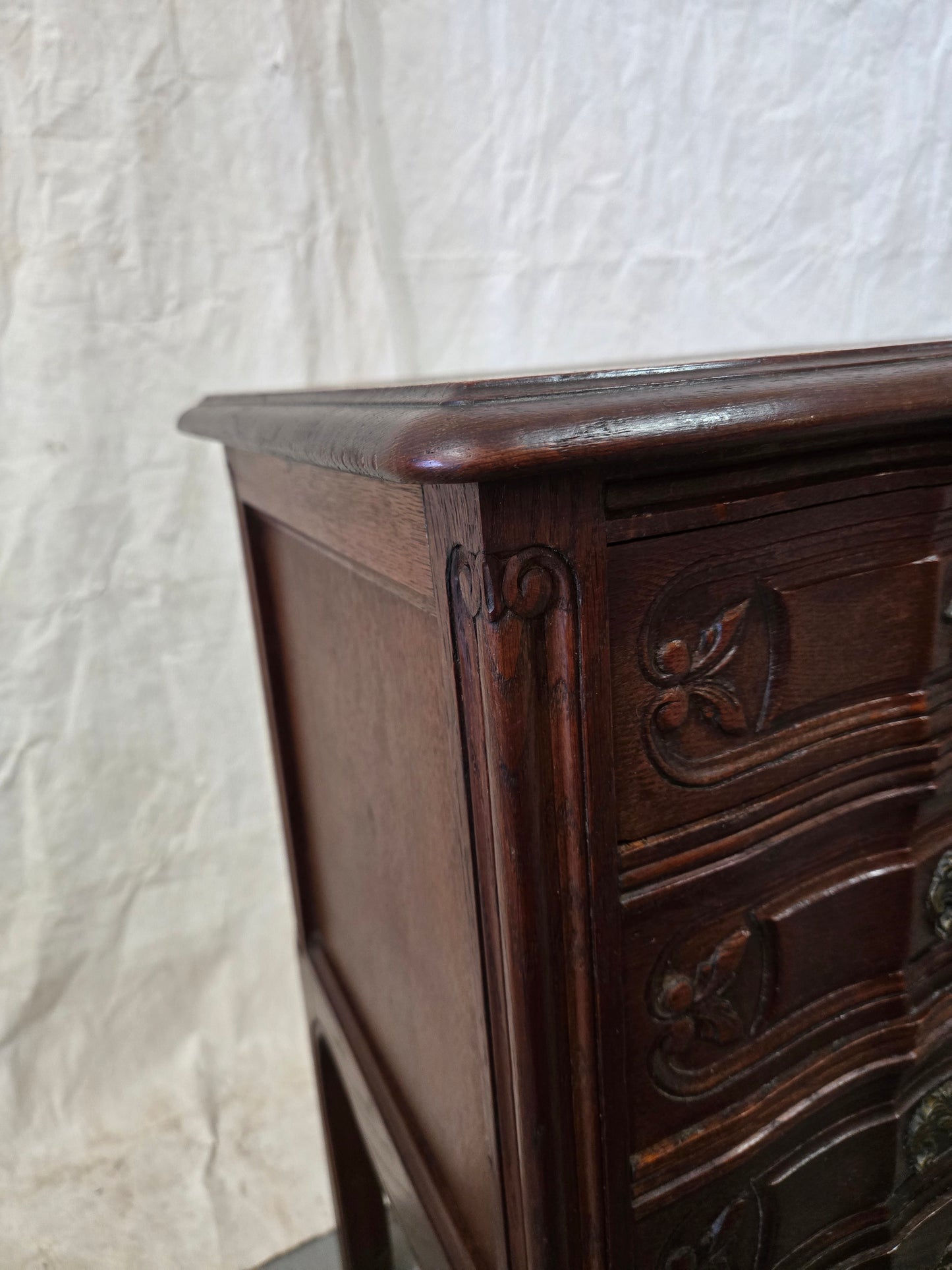 Early Century Louis XV Oak nightstand