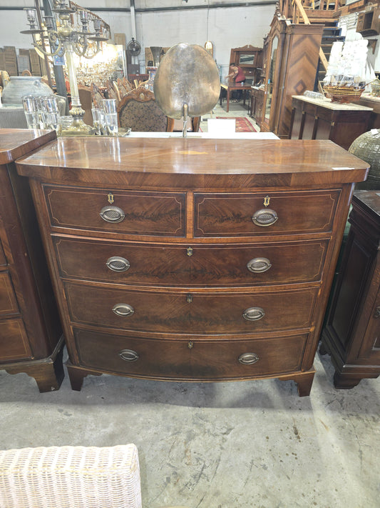 Late 1800s English Inlaid Dresser