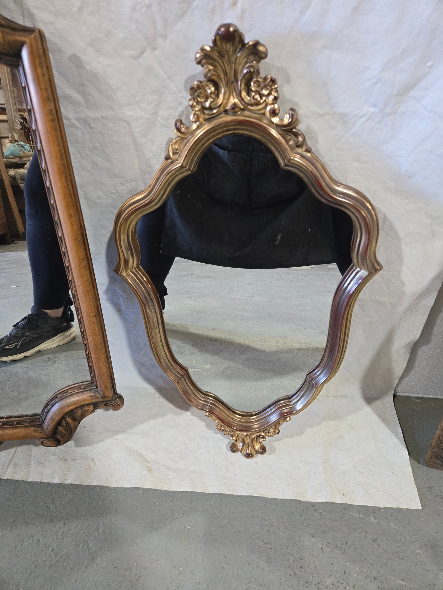 Early Century Louis XV Gold Mirror