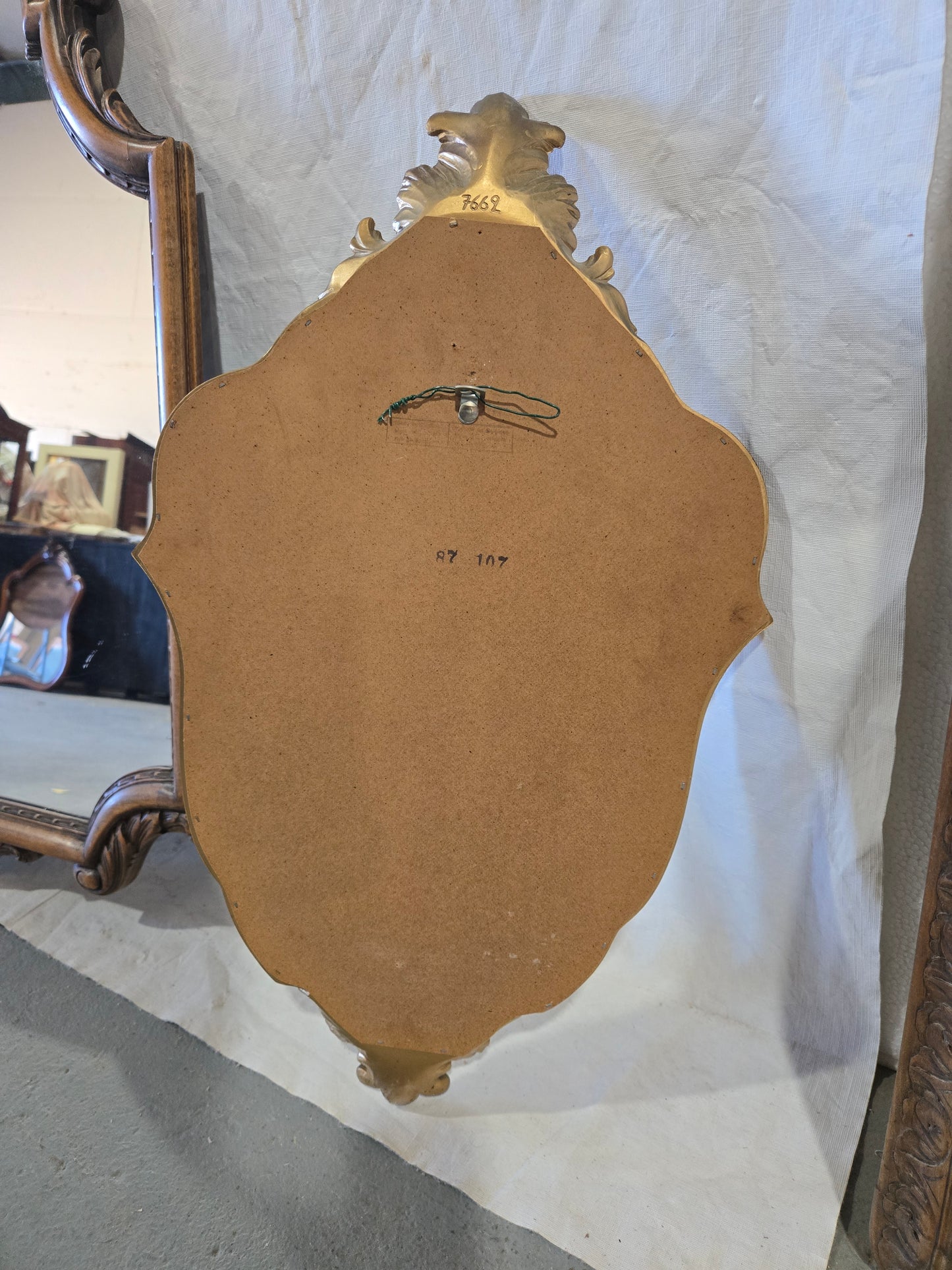 Early Century Louis XV Gold Mirror