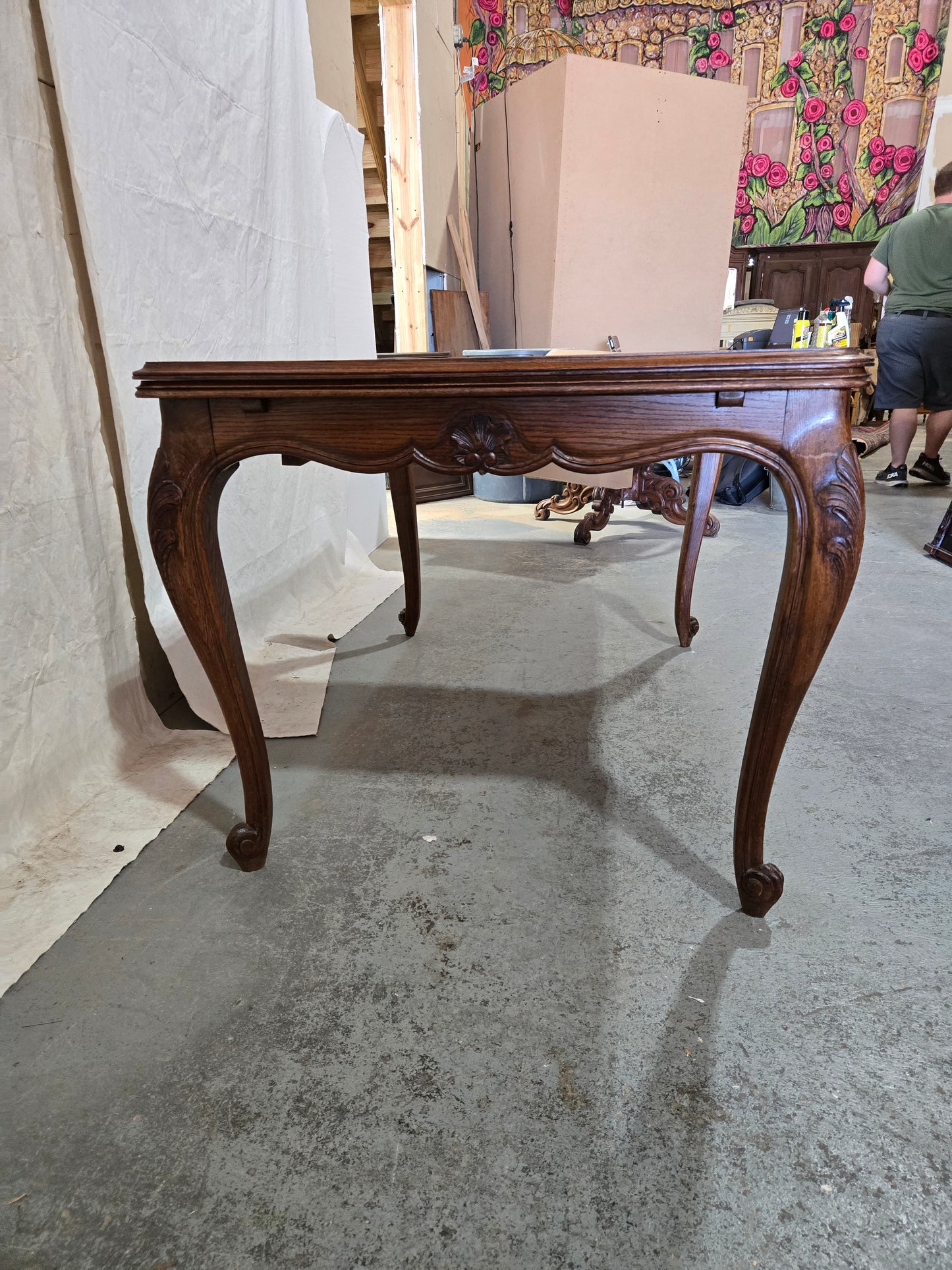 Early Century Louis XV draw leaf table