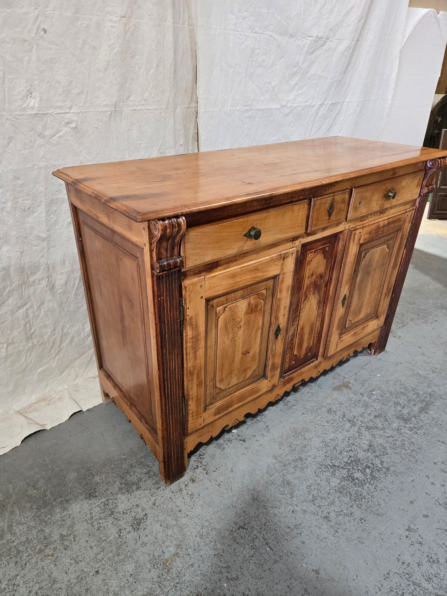 Mid 1800s Cherry Wood Provincial Buffet