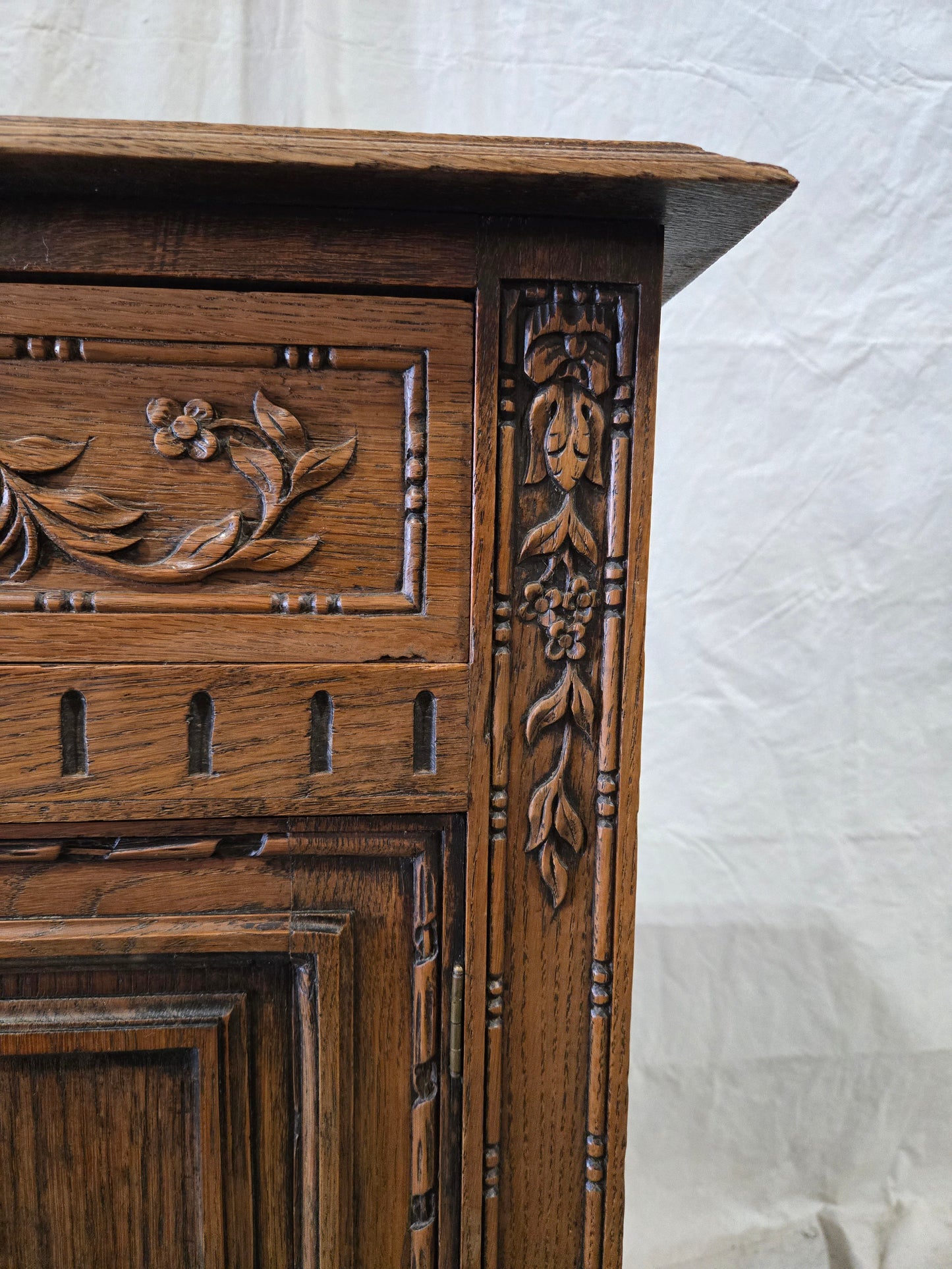 Early Century Louis XVI Oak Cabinet