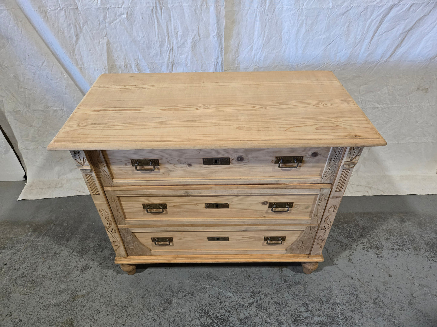 Late 1800s Art Nouveau commode