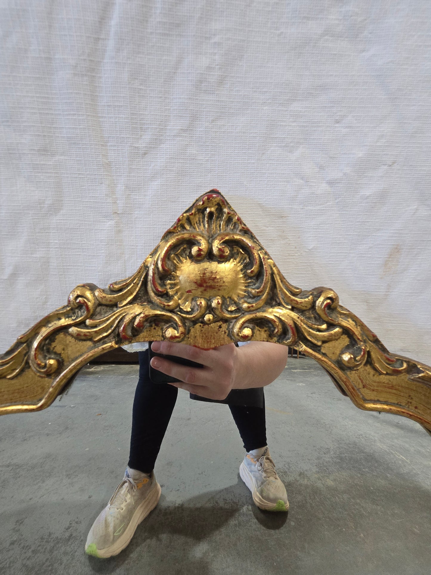 Early Century Louis XV Gold Mirror