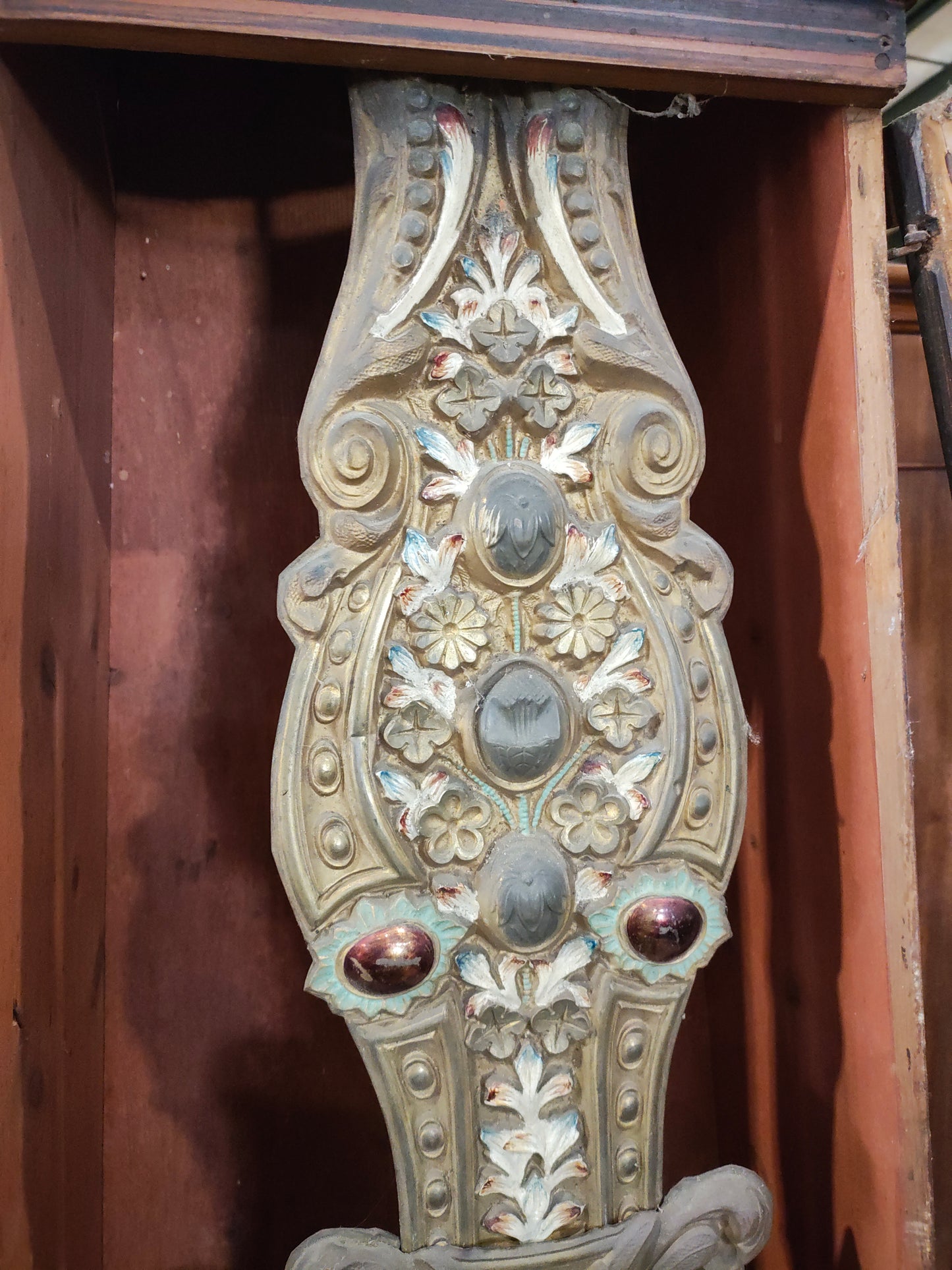 Dutch Painted Grandfather Clock
