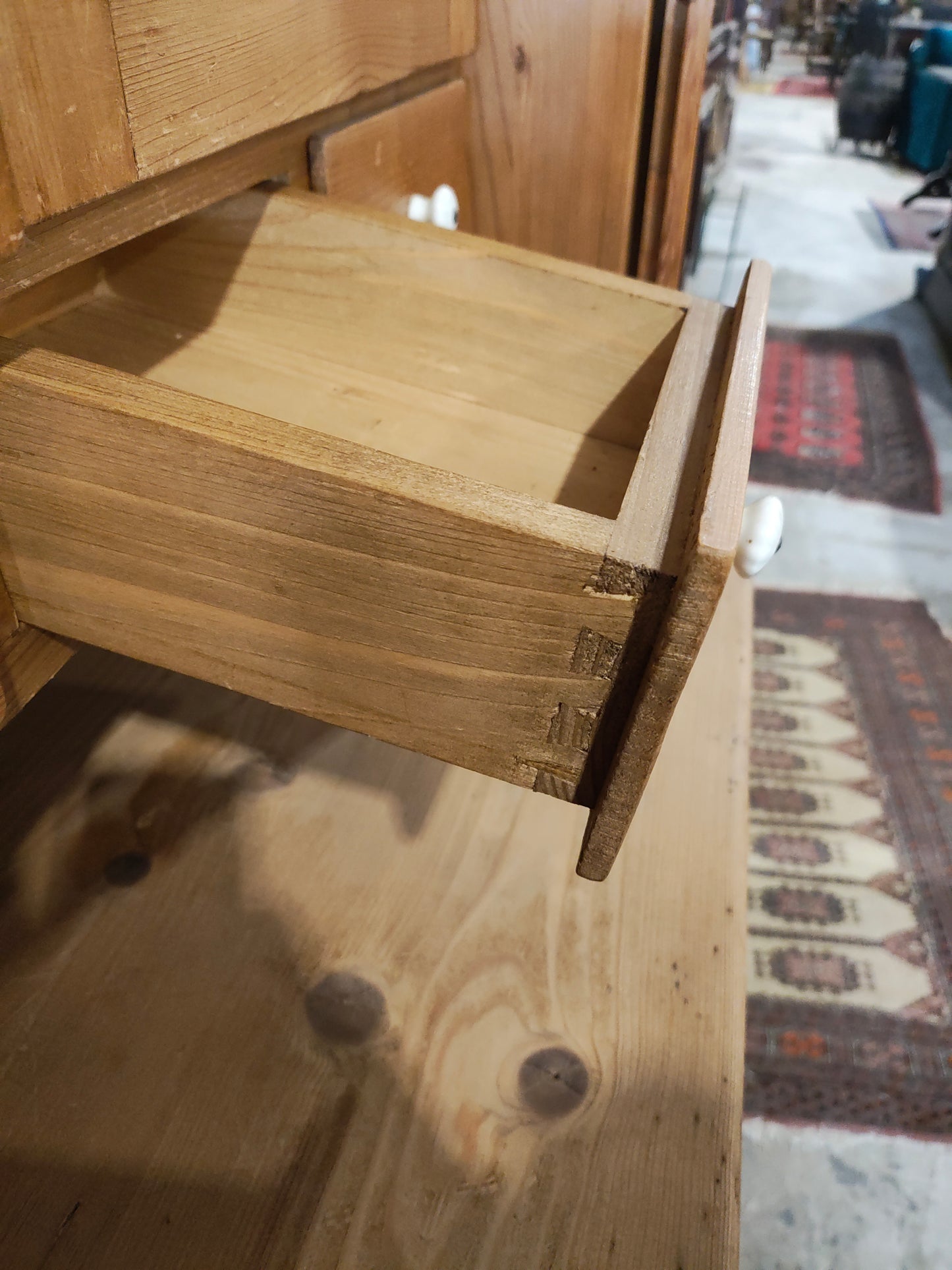 Mid 1900s Country style pine hutch