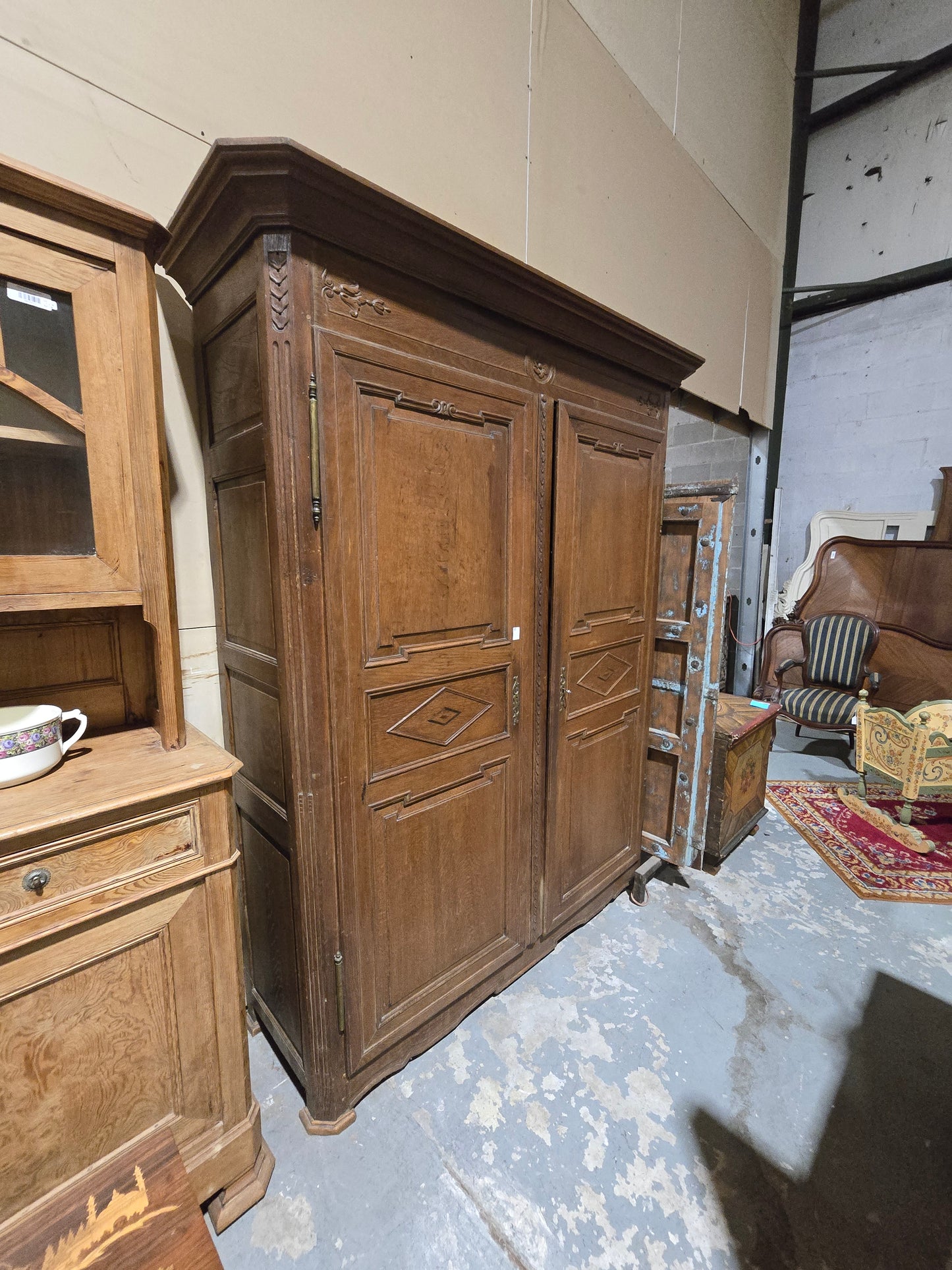 2Door Oak Armoire