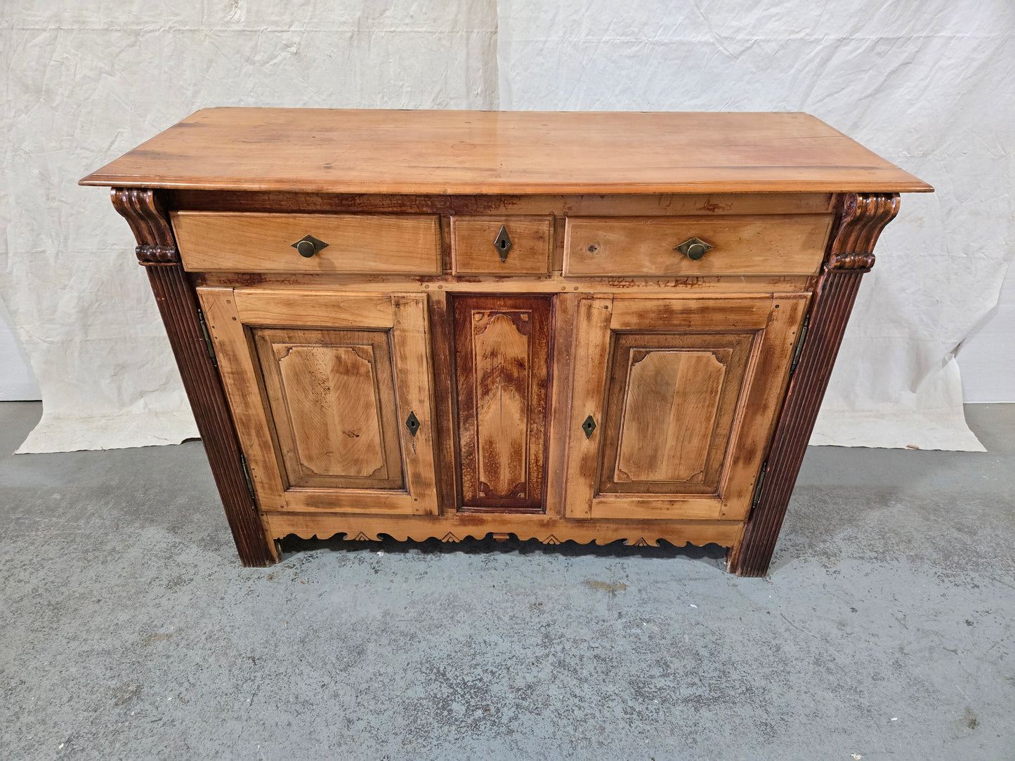 Mid 1800s Cherry Wood Provincial Buffet