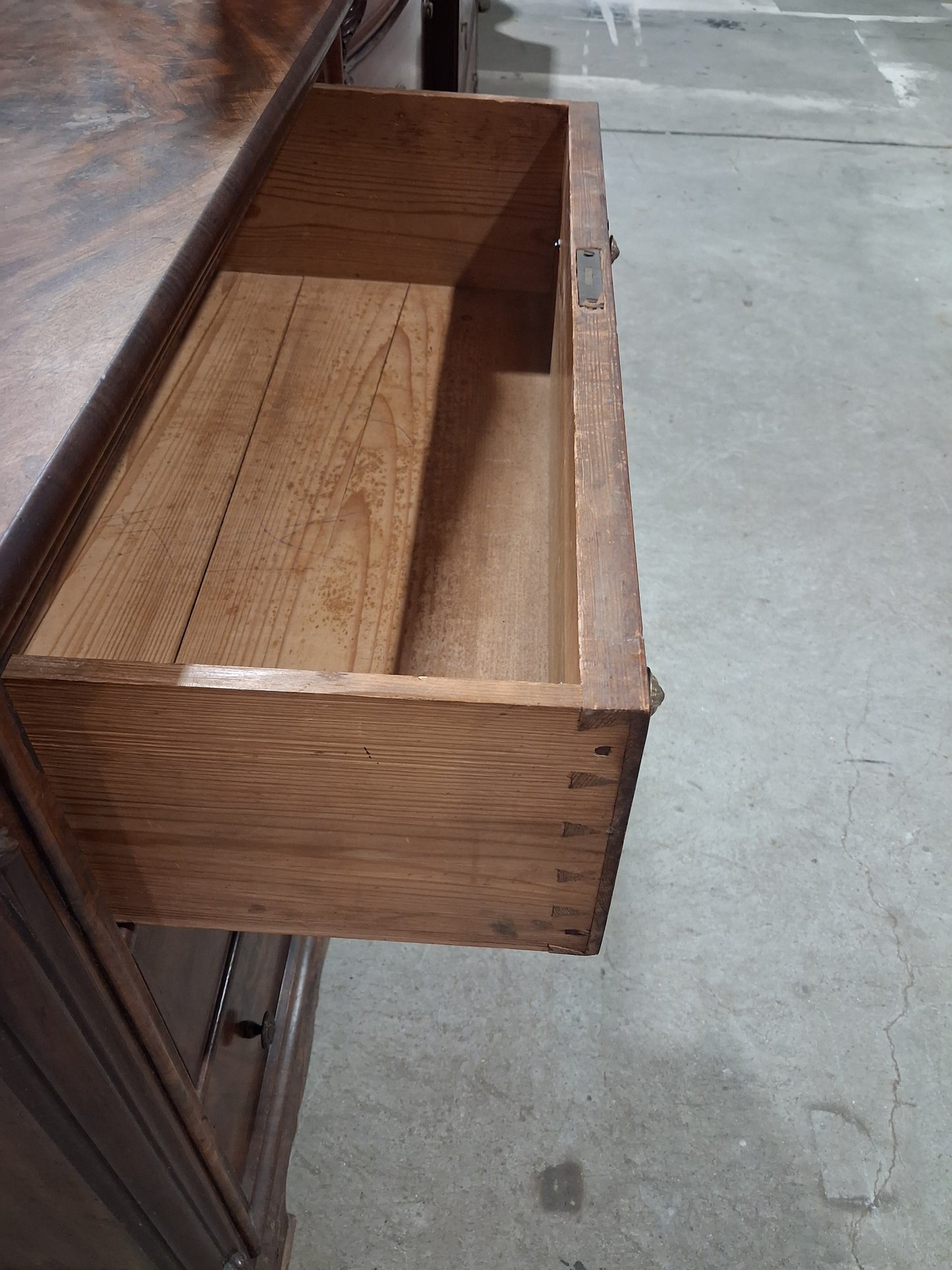 19th Century Empire Style Mahogany Chest of Drawers