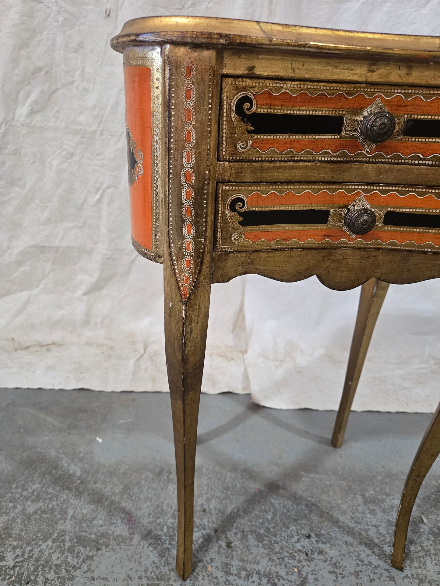 Early Century Florentine Nightstand