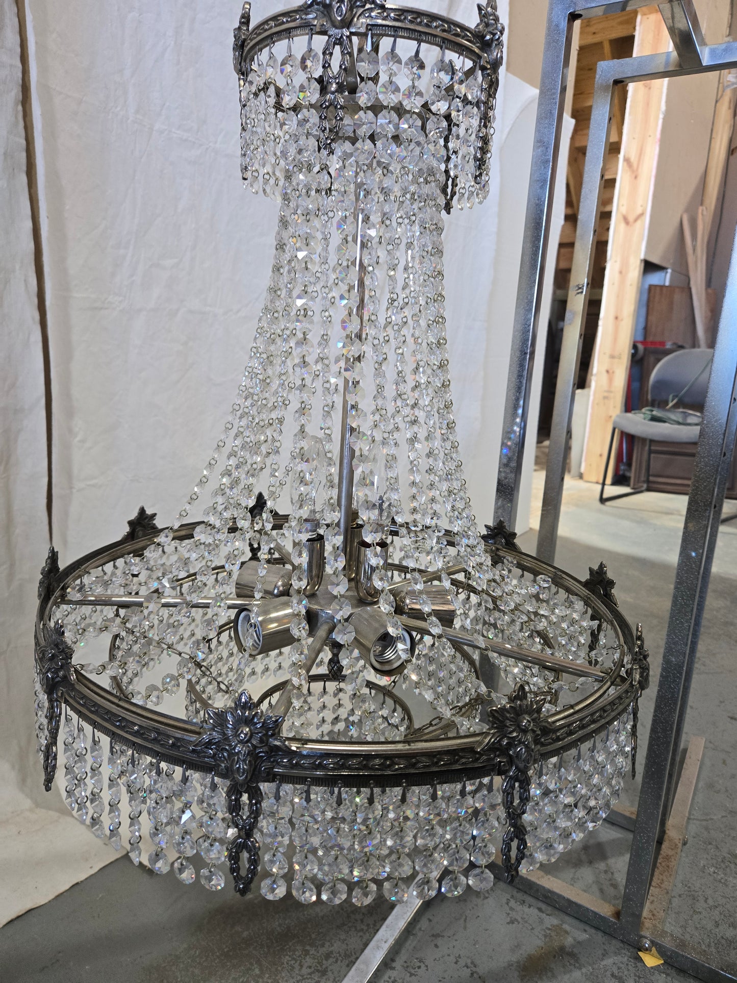 Early Century Neo Classical Chandelier