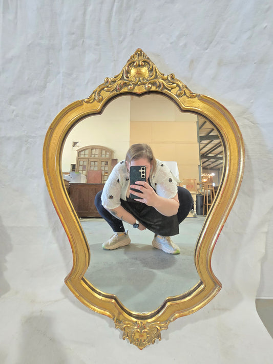 Early Century Louis XV Gold Mirror