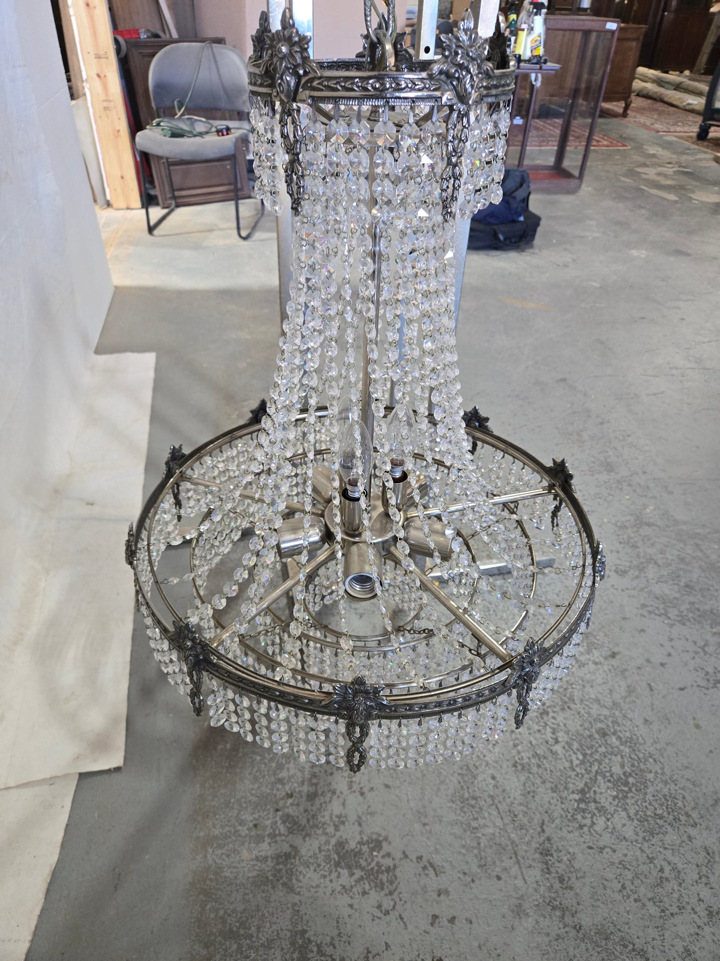 Early Century Neo Classical Chandelier