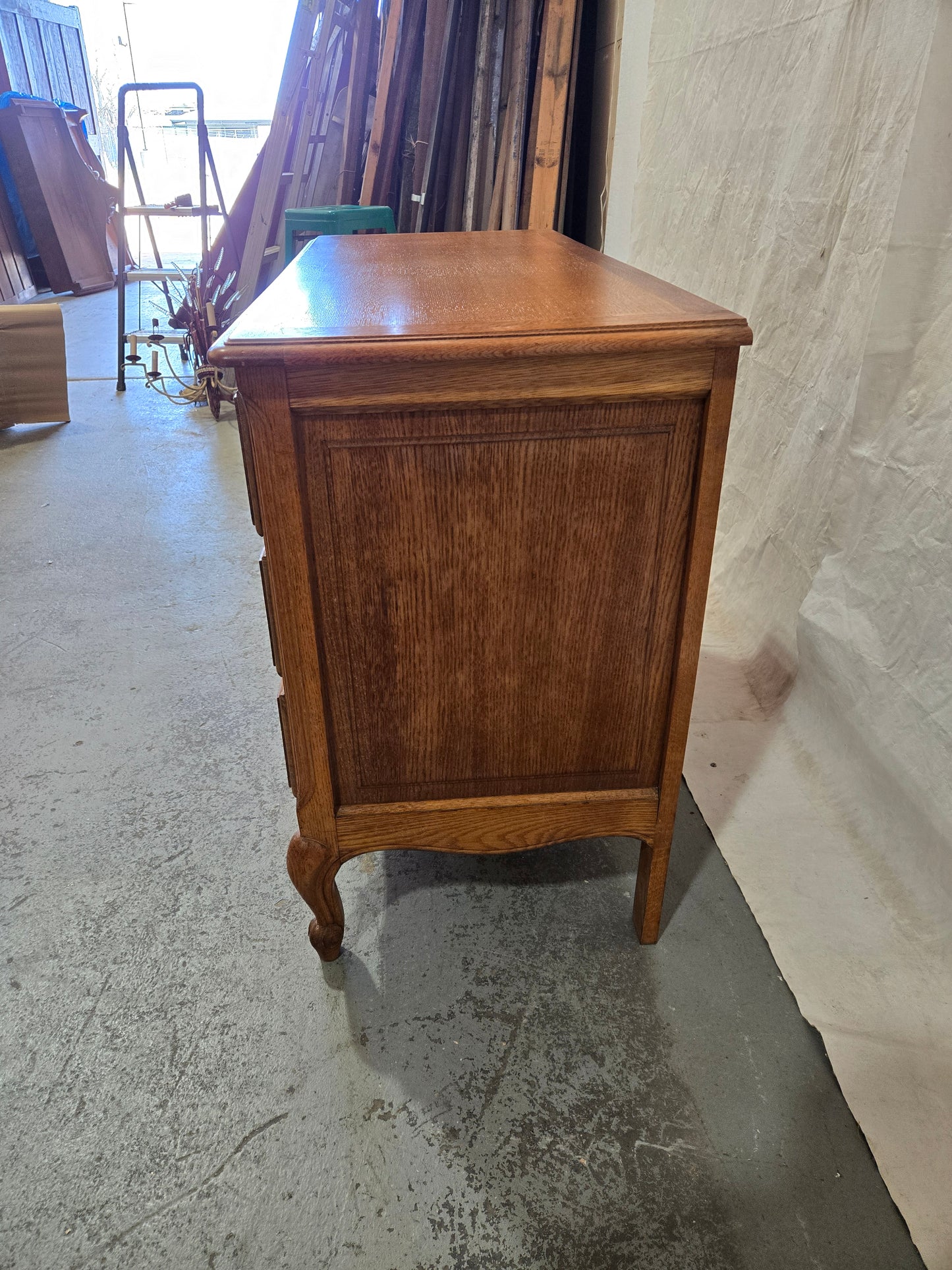 Early Century French Provincial Oak Commode