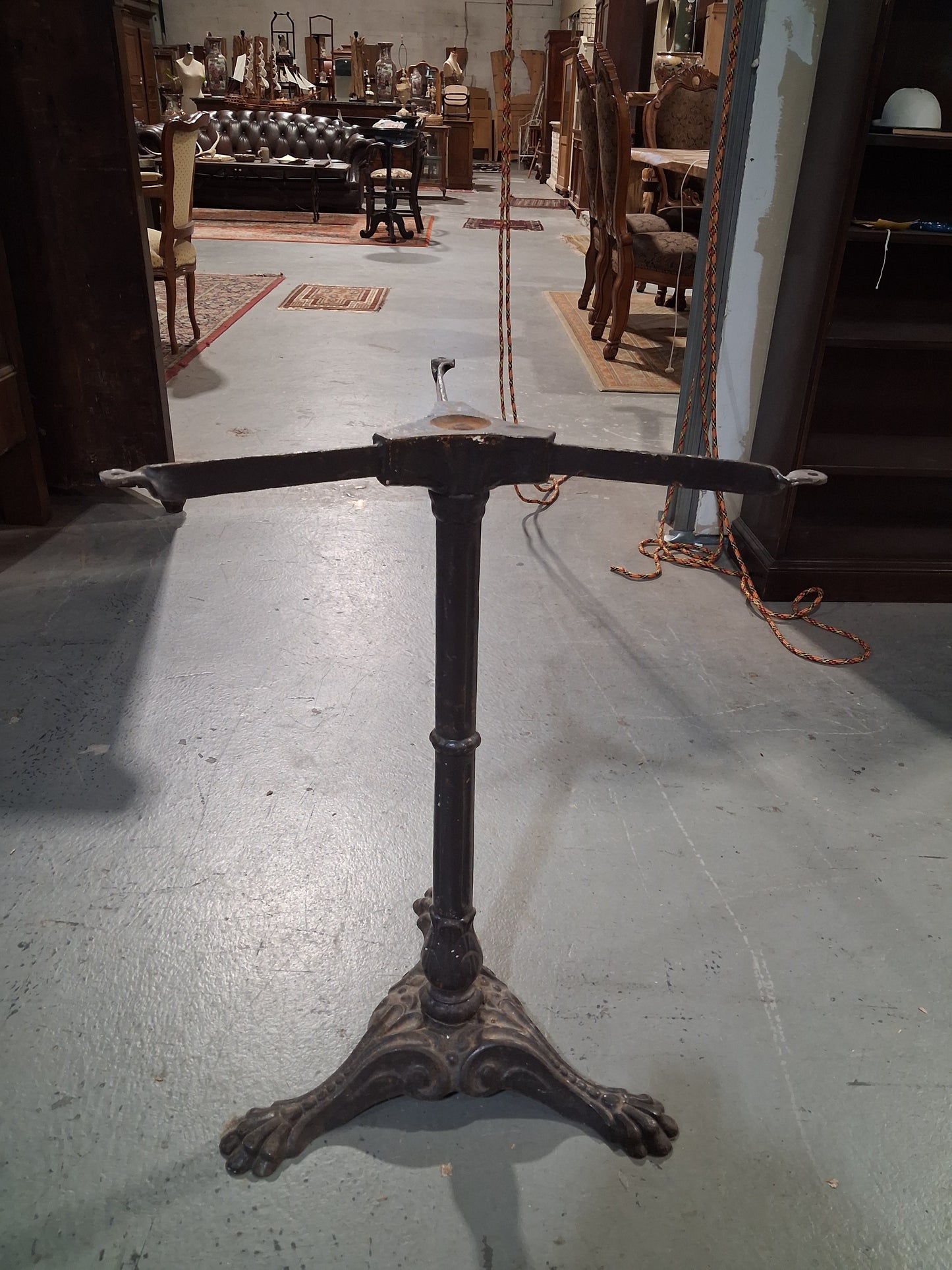 Cast iron bistro table bases