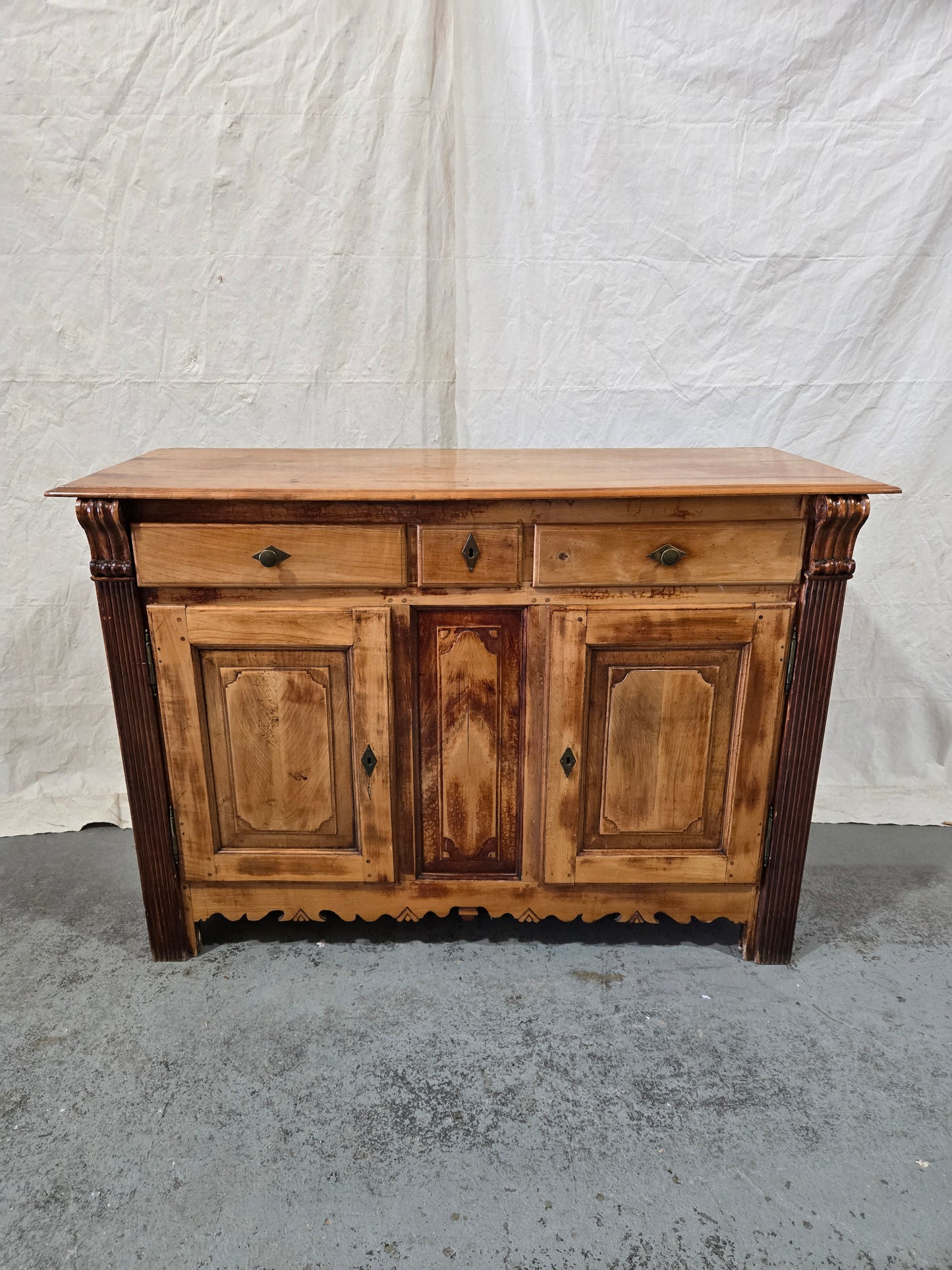 Mid 1800s Cherry Wood Provincial Buffet