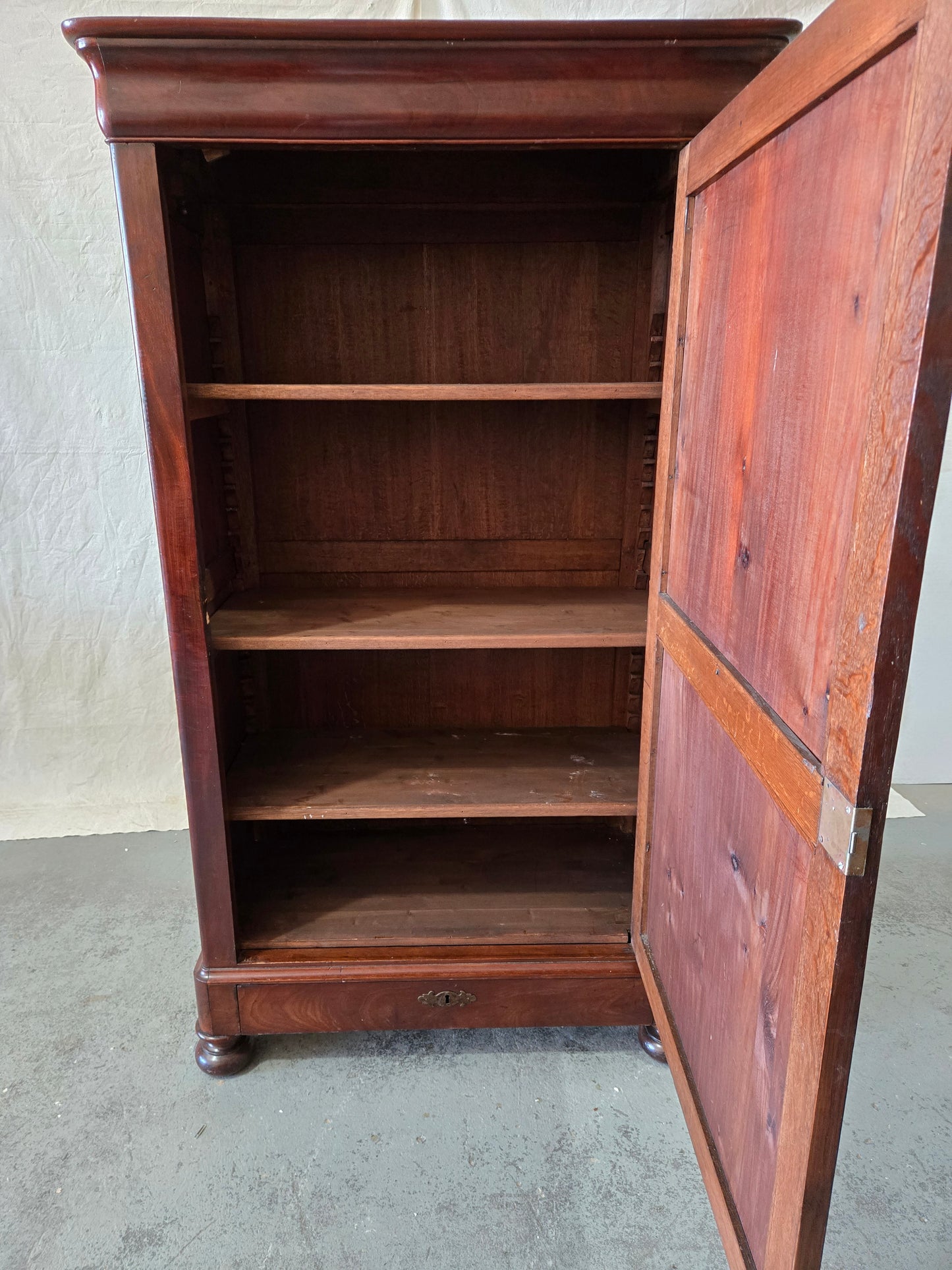 Mid 1800s LPH mahogany armoire
