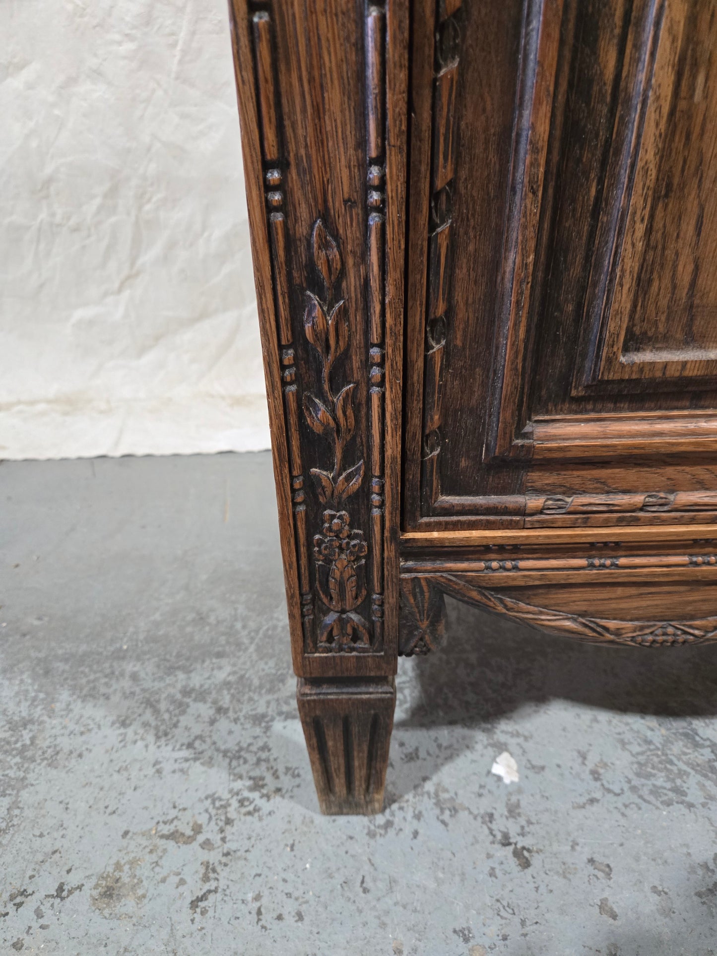 Early Century Louis XVI Oak Cabinet