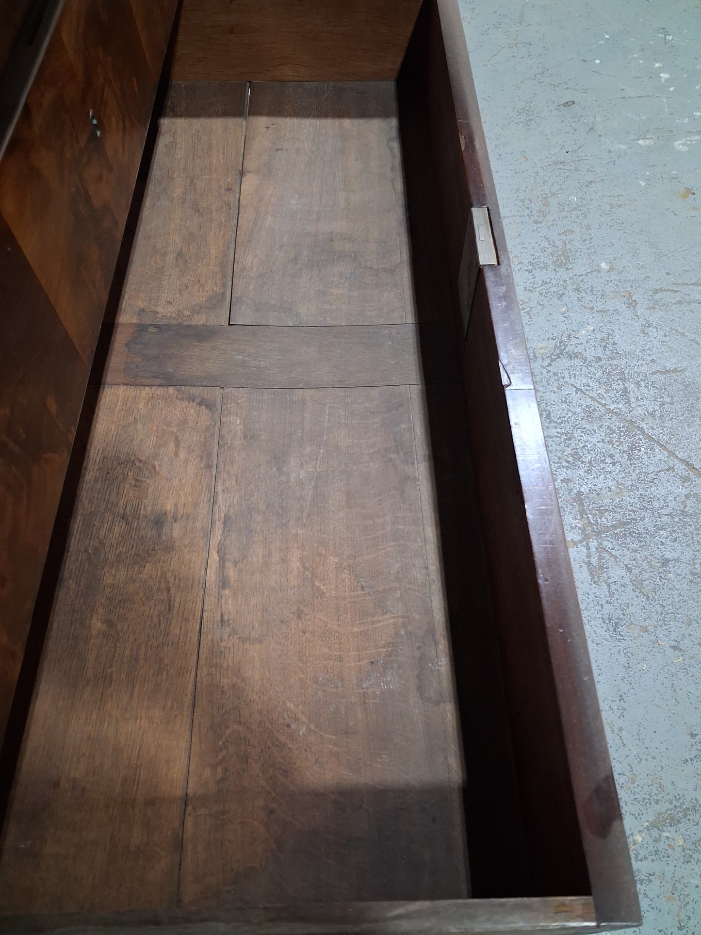 19th Century French Restoration Walnut Commode with Marble Top