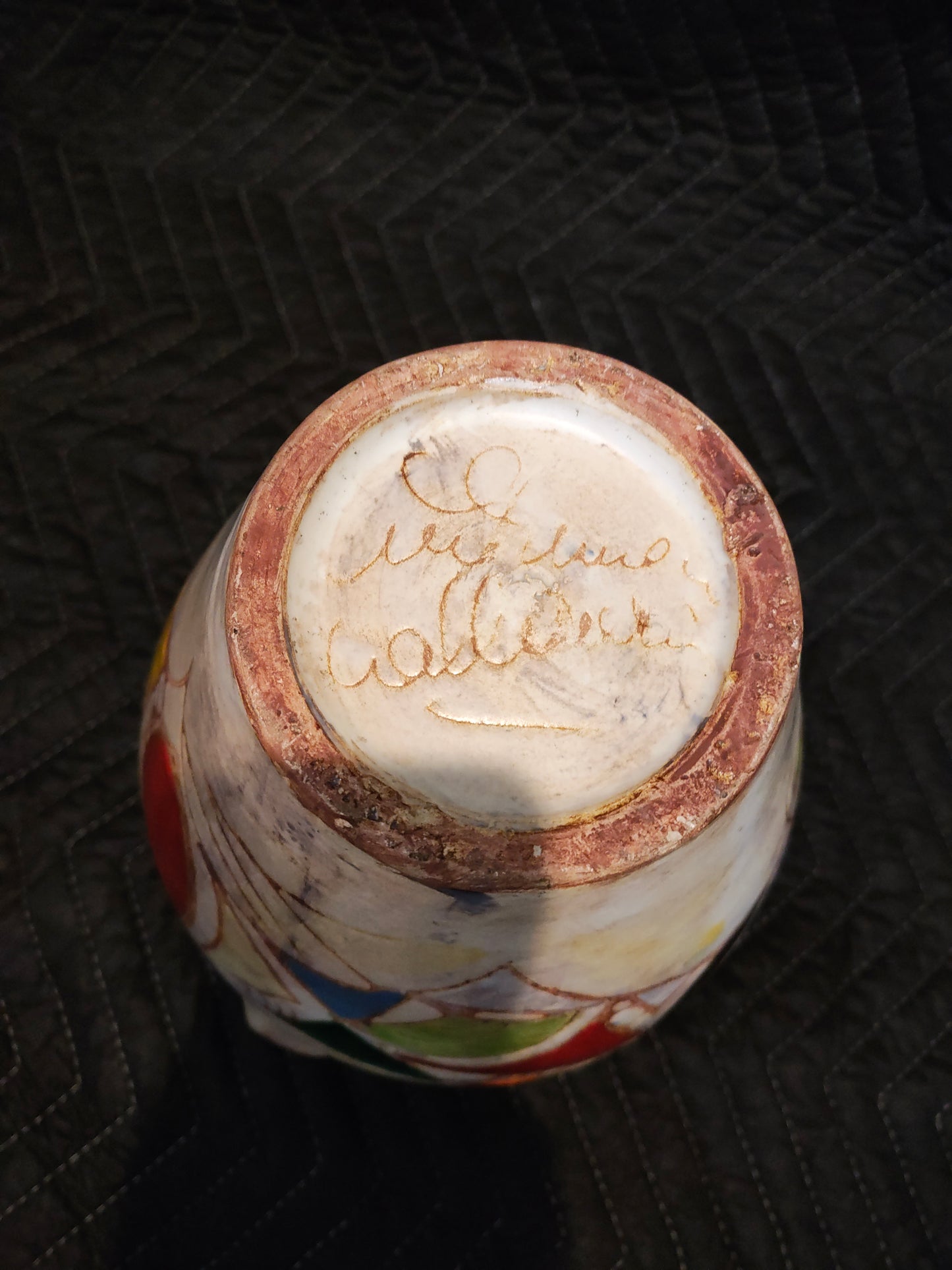 Early 20th Century French Vallauris Art Deco Amphora Vase