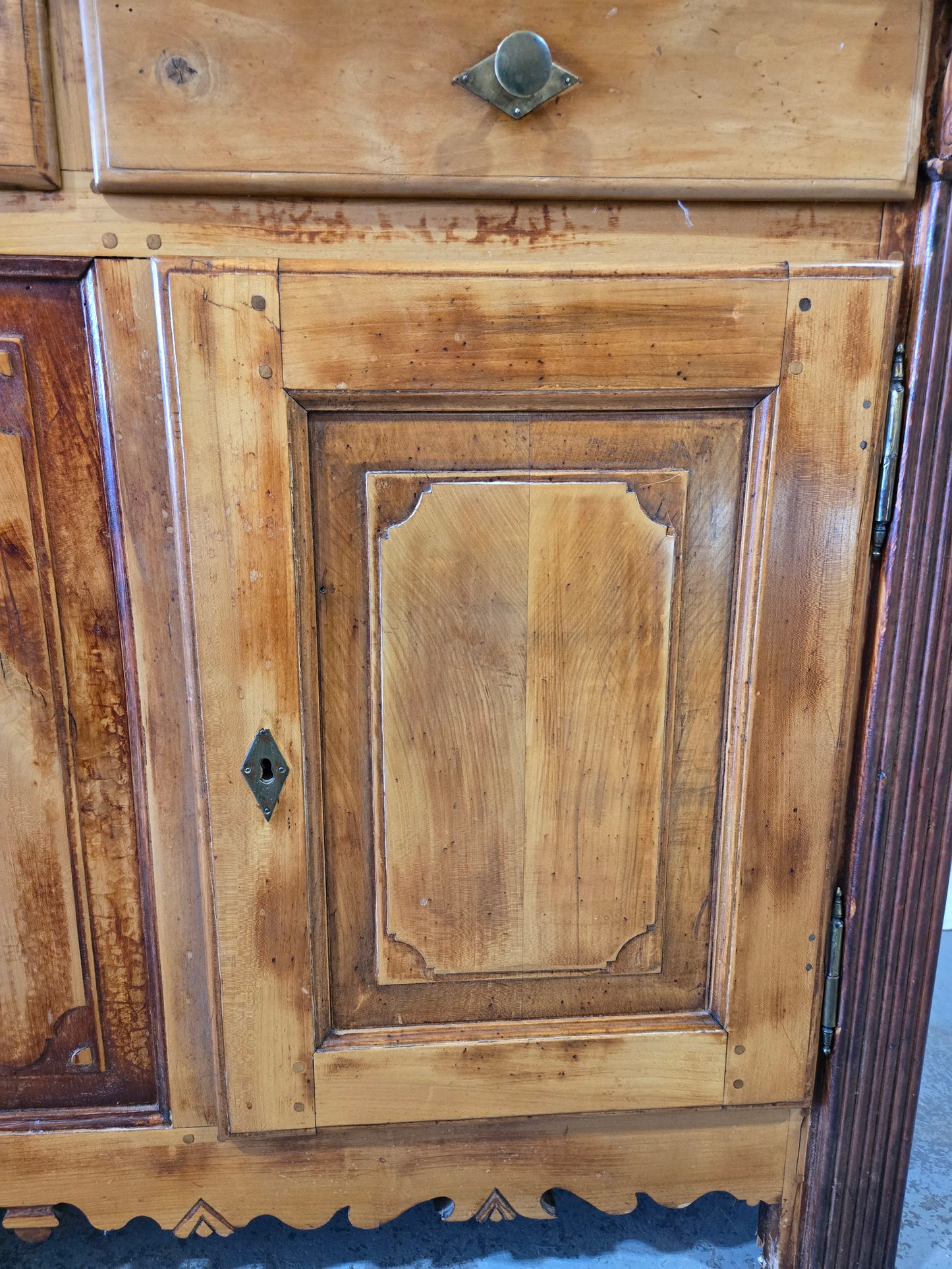 Mid 1800s Cherry Wood Provincial Buffet