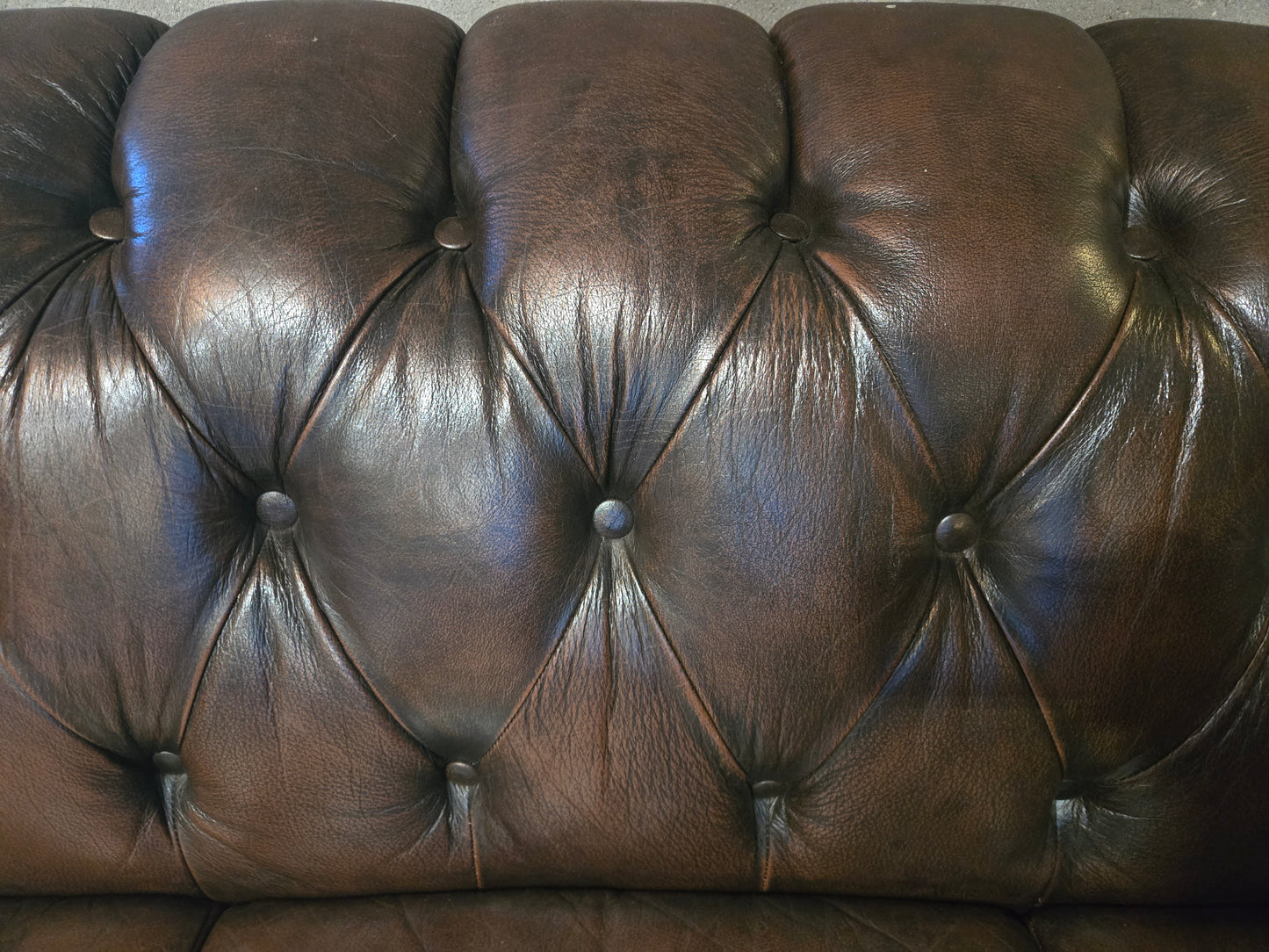 Early century Victorian chesterfield sofa