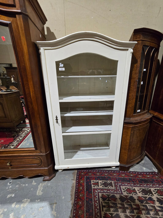 German Painted Display Cabinet