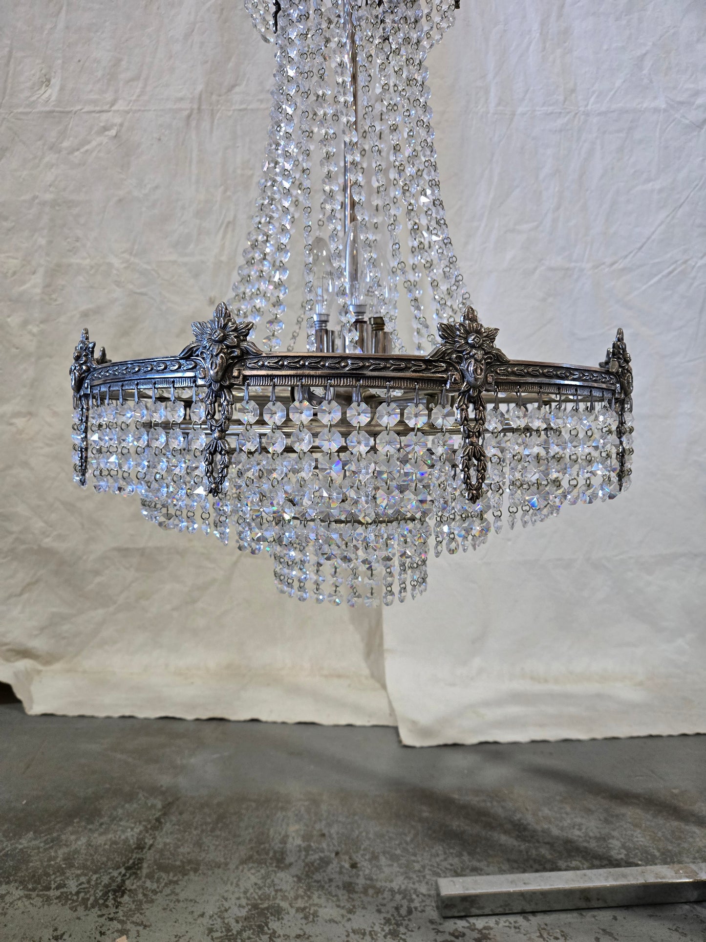 Early Century Neo Classical Chandelier