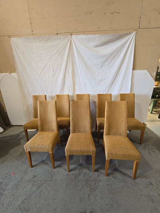 Set of 8 LLoyd loom chairs