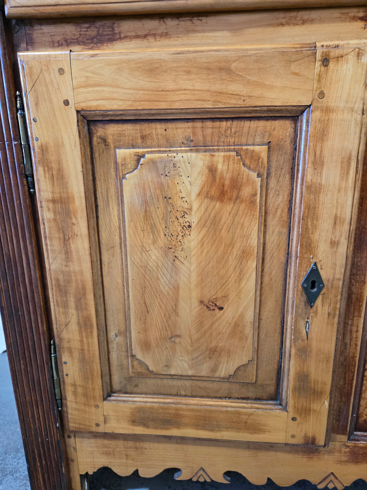 Mid 1800s Cherry Wood Provincial Buffet