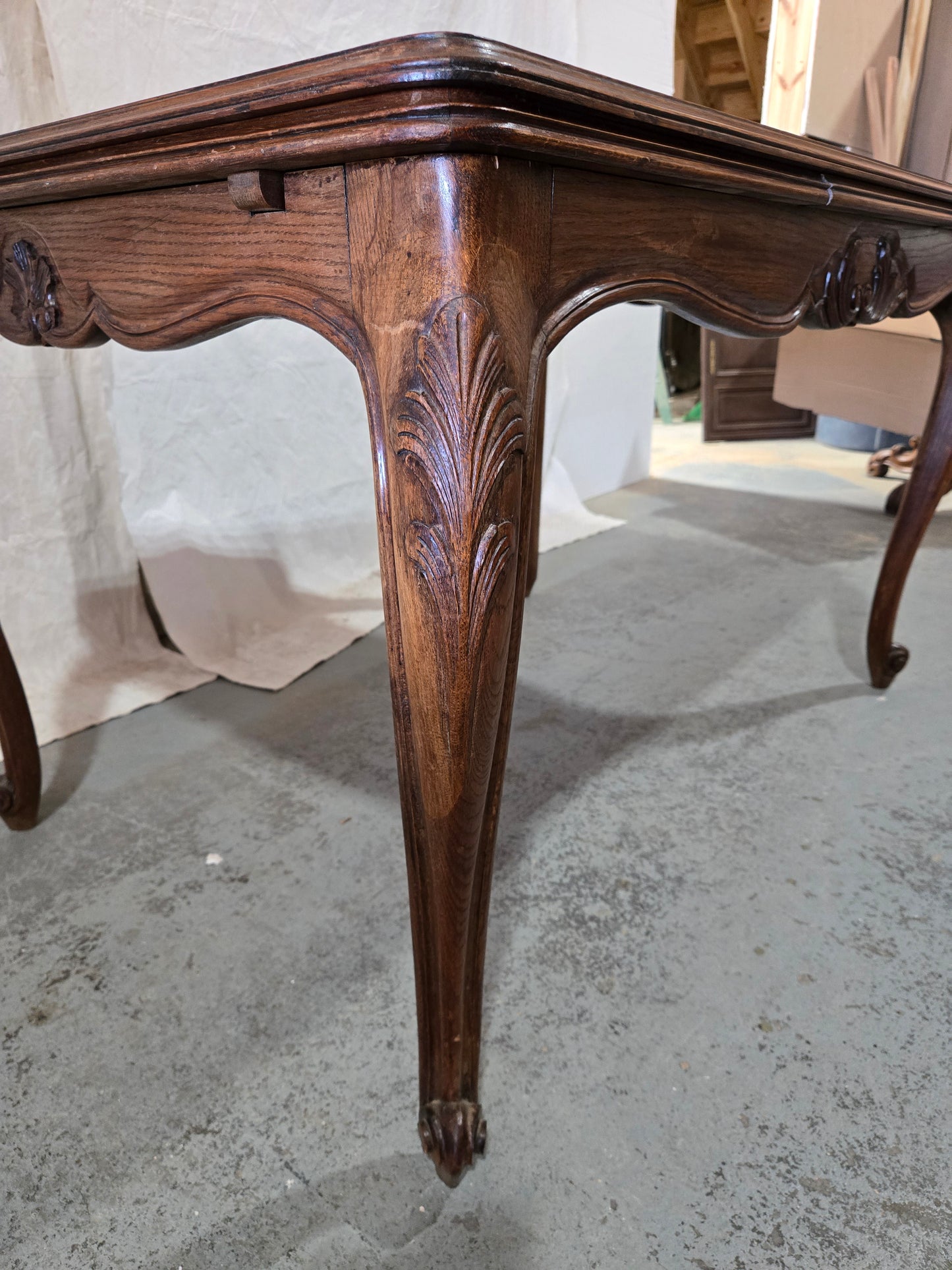 Early Century Louis XV draw leaf table