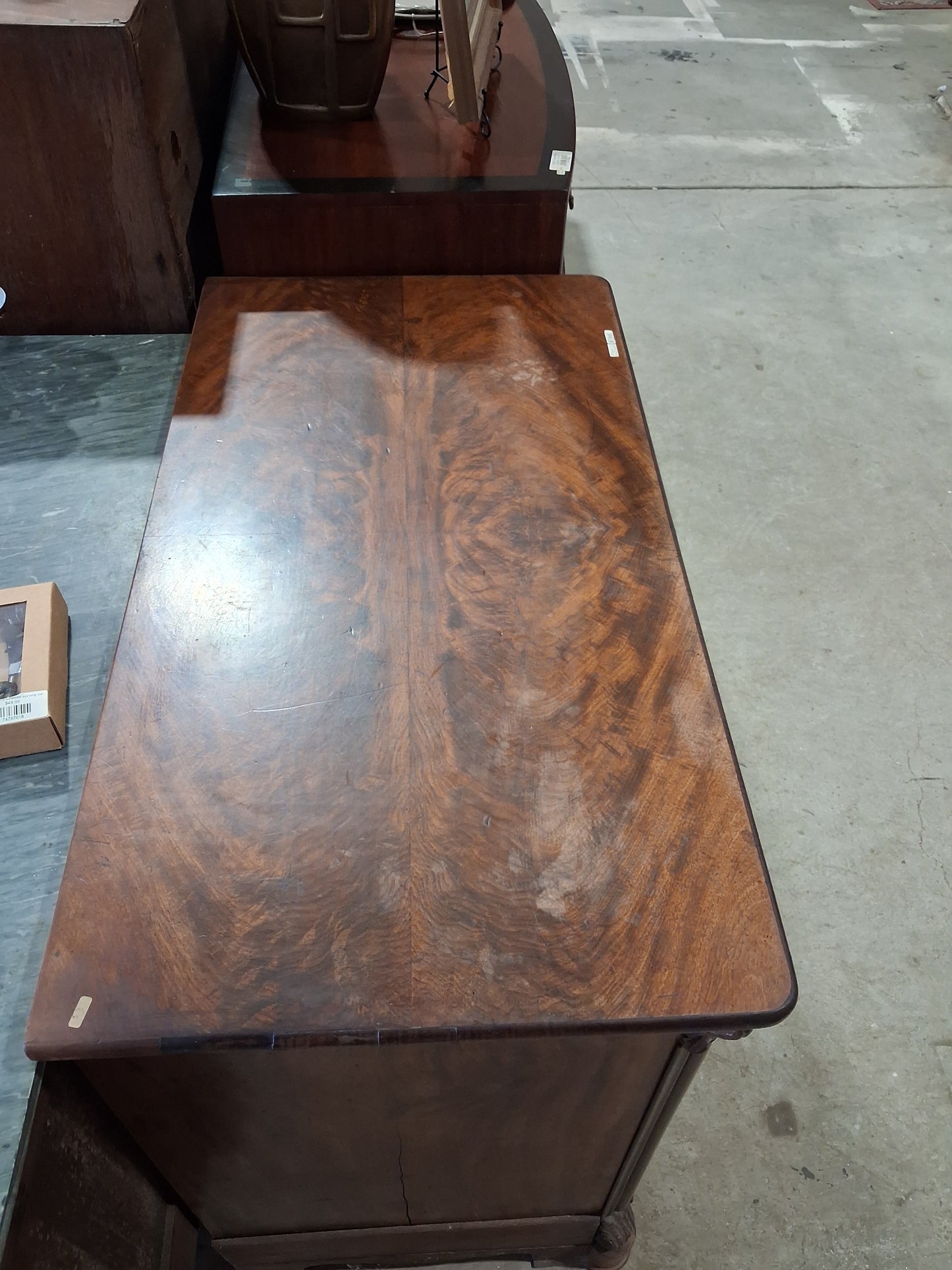 19th Century Empire Style Mahogany Chest of Drawers