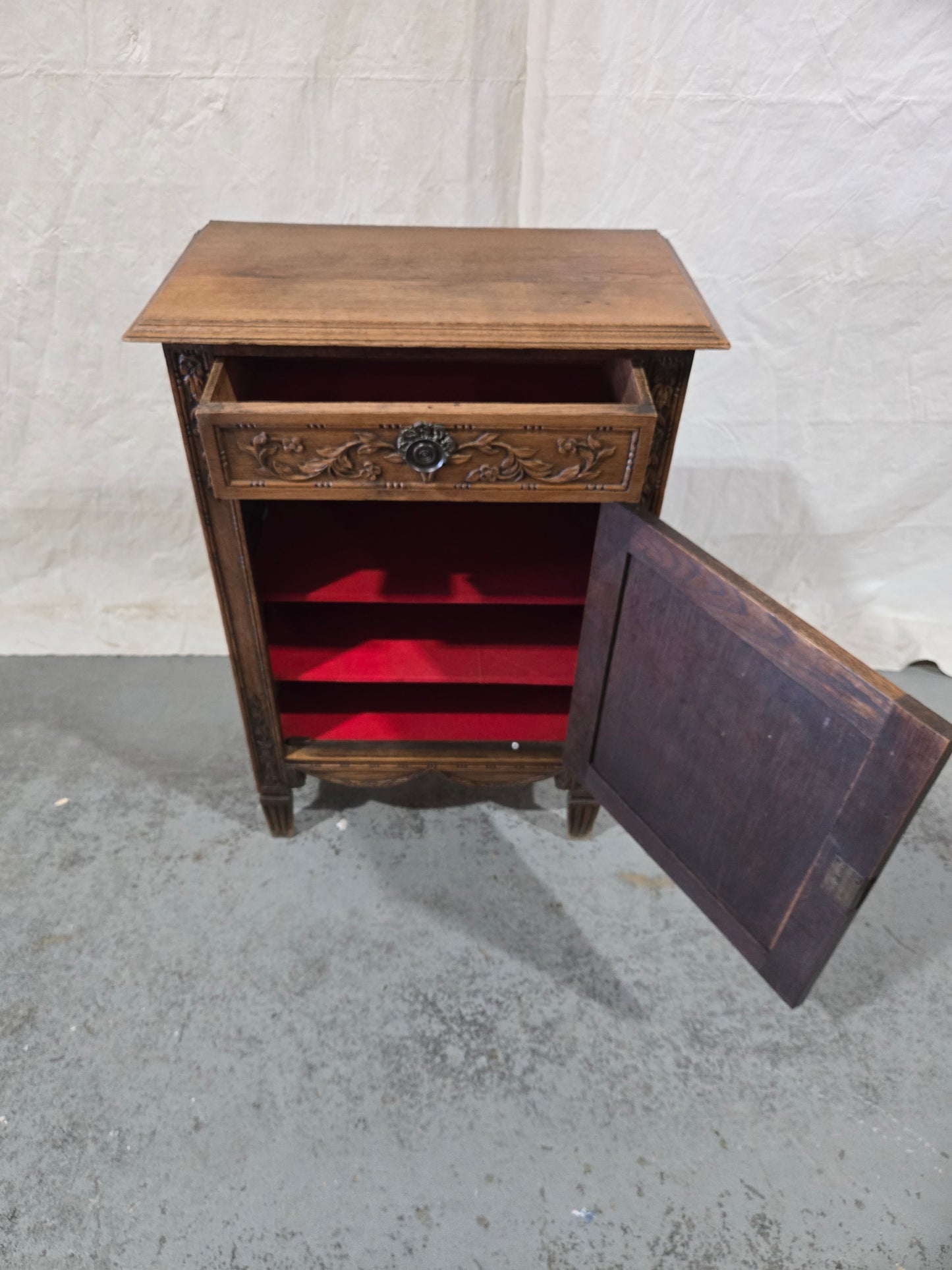 Early Century Louis XVI Oak Cabinet