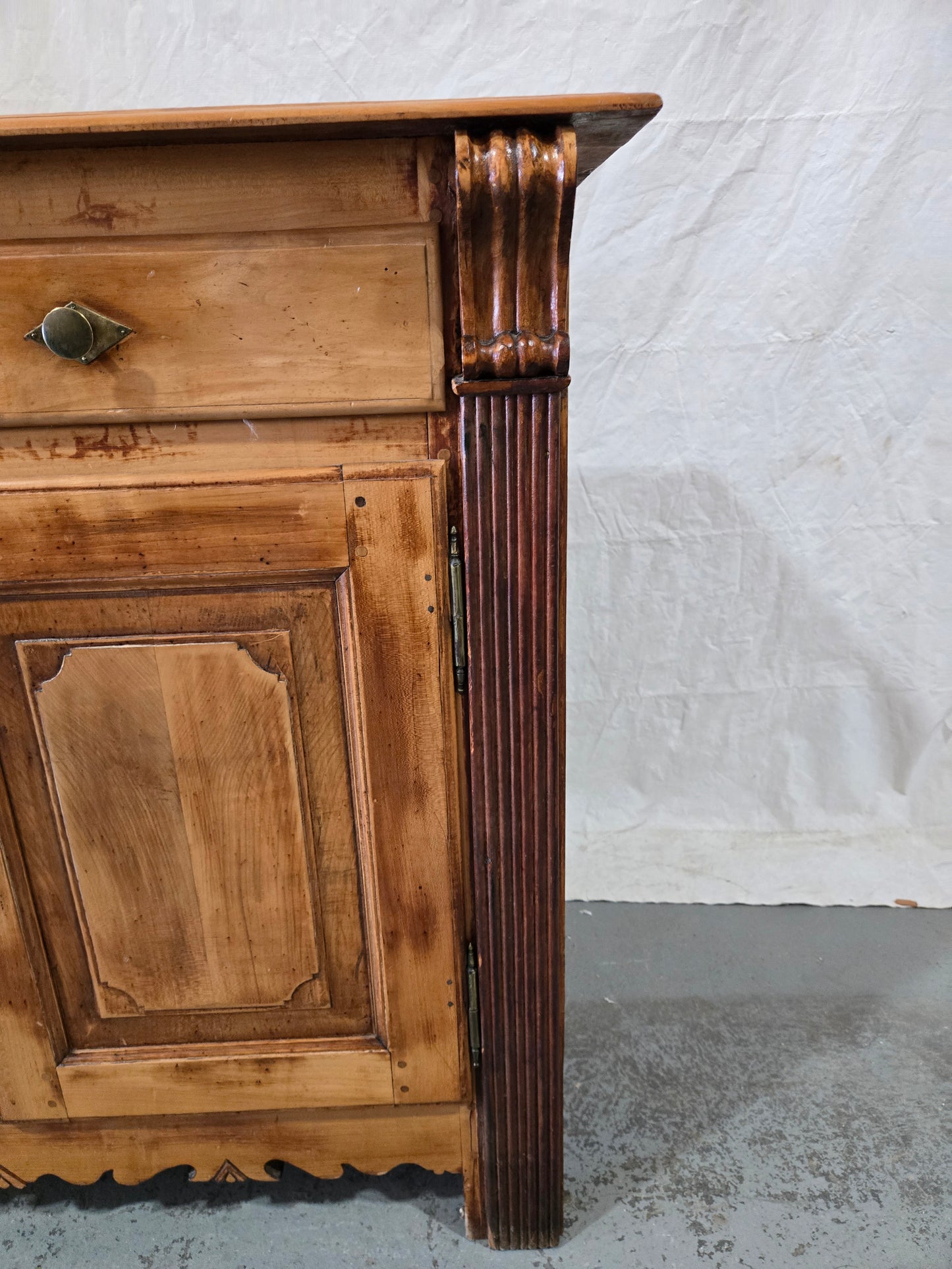 Mid 1800s Cherry Wood Provincial Buffet