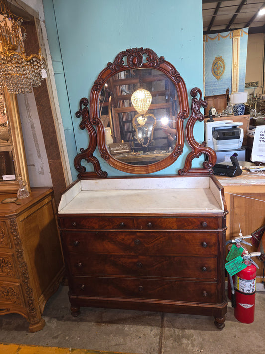 Late 1800s Rococo Vanity