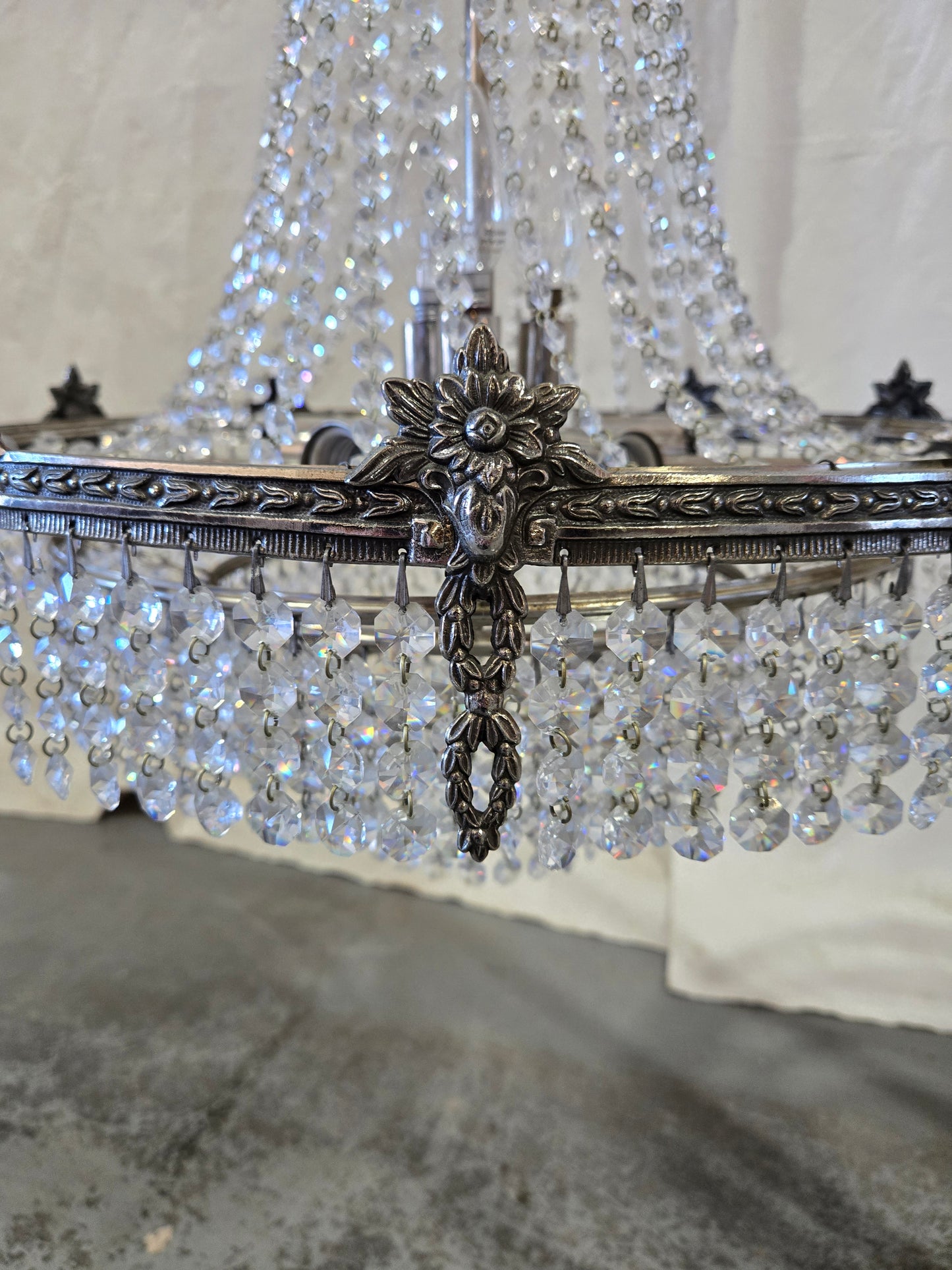 Early Century Neo Classical Chandelier