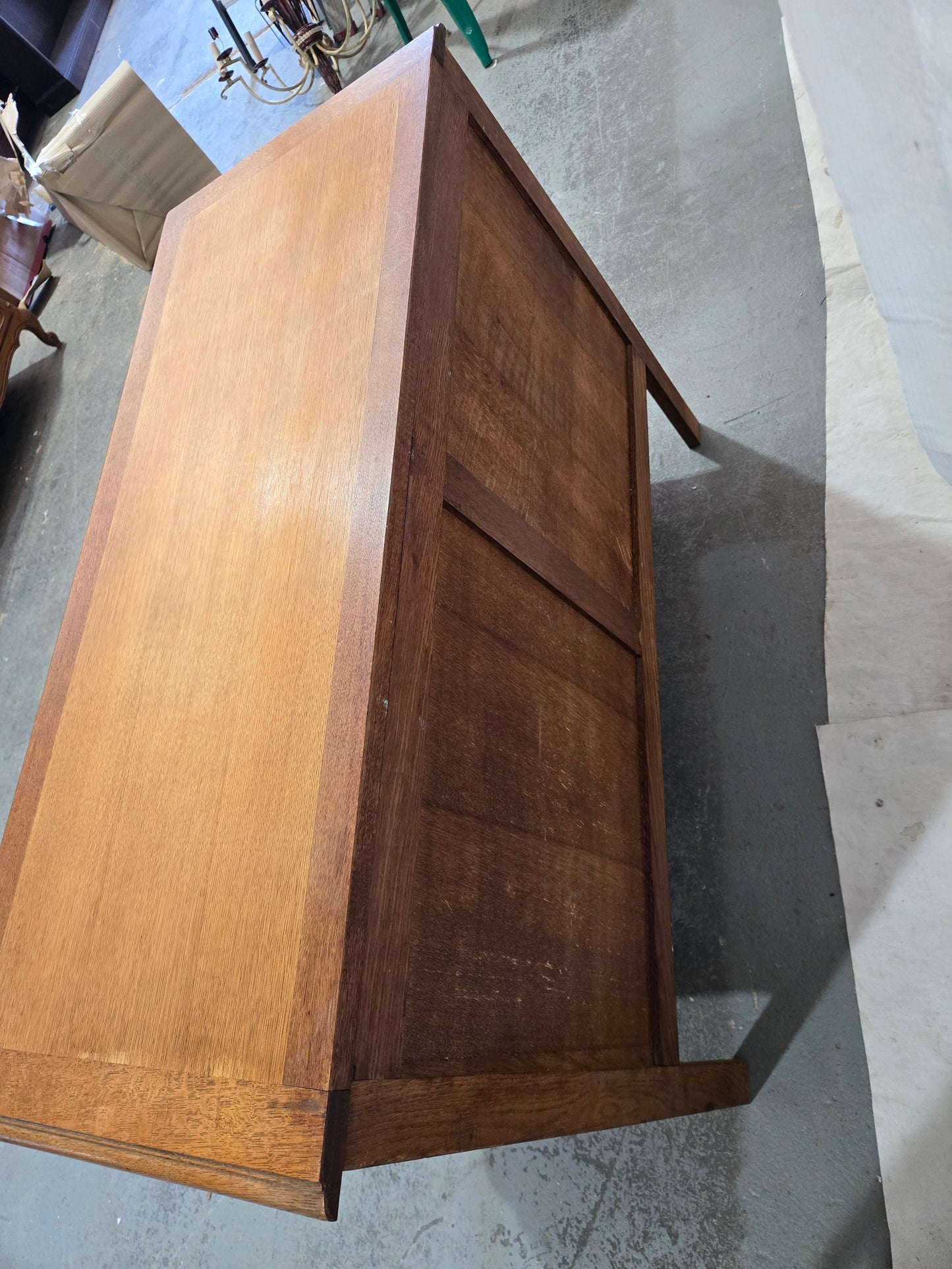 Early Century French Provincial Oak Commode