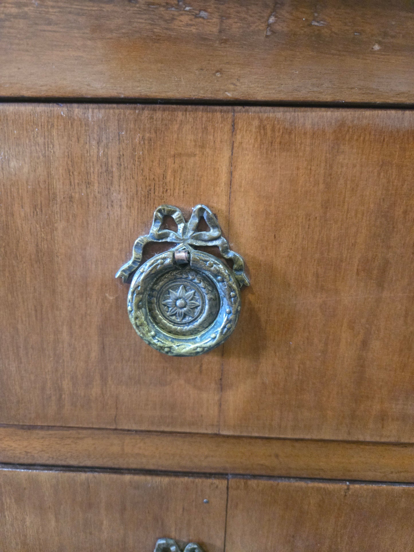 Mid 1800s L16th Commode with Marble