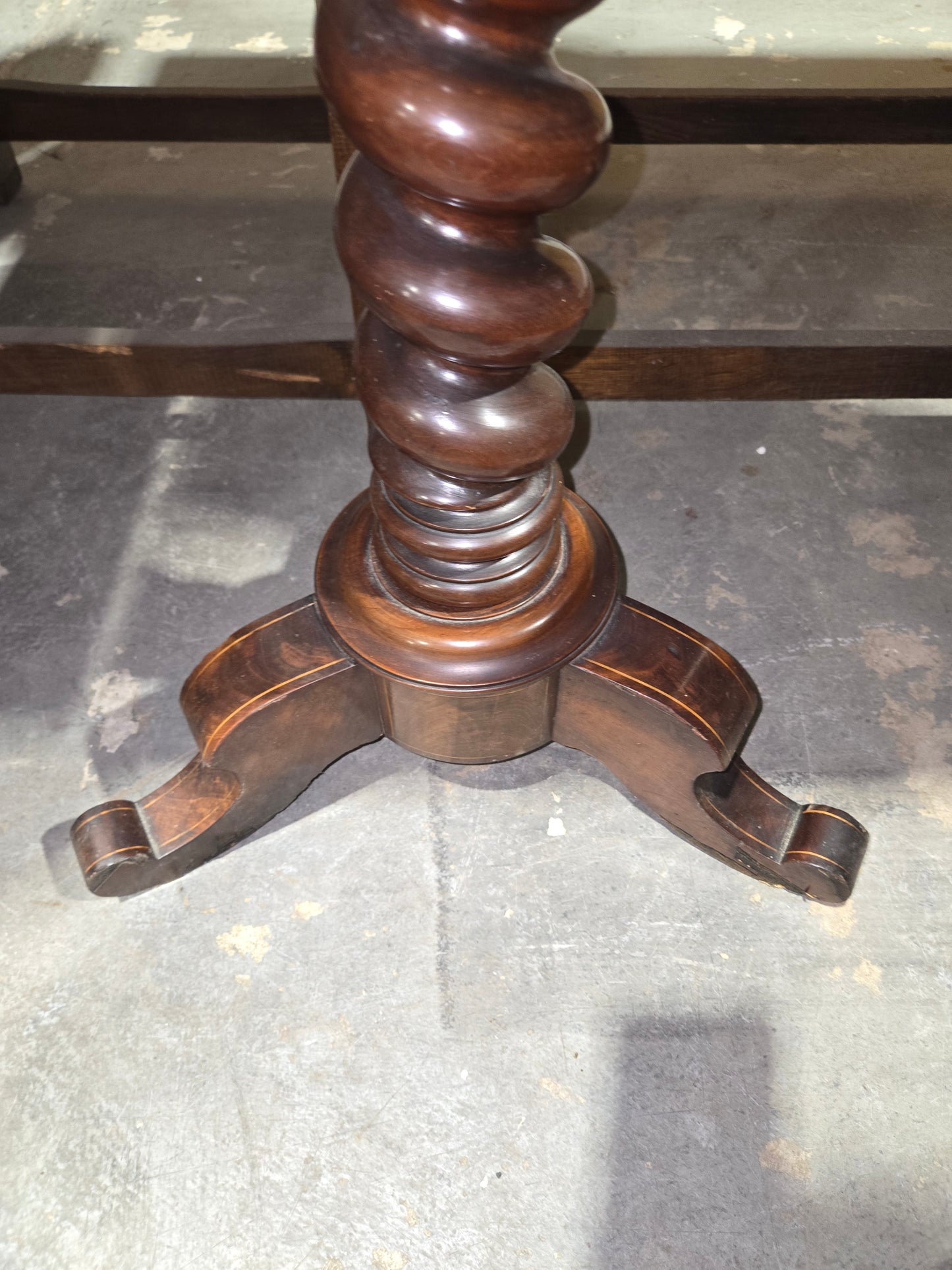 1880s French Mahogany Side table