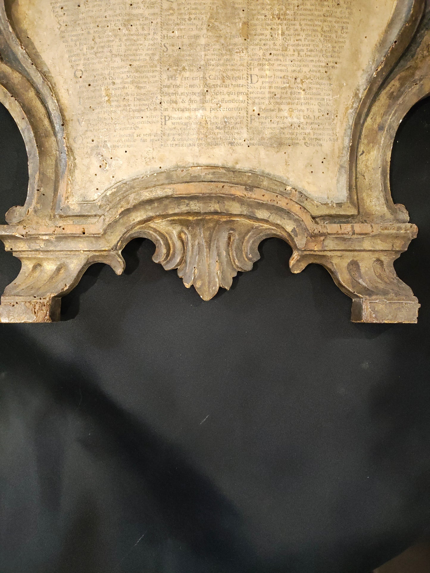 Pair of 18th Century Italian Baroque Giltwood Altar Prayer Tablets