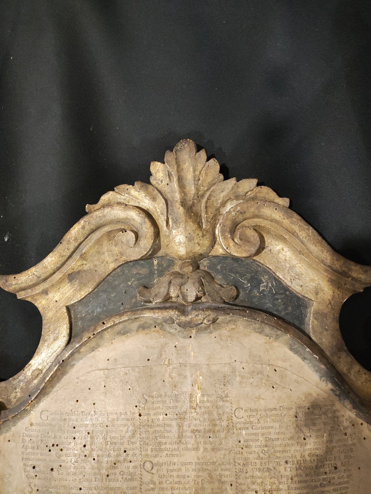 Pair of 18th Century Italian Baroque Giltwood Altar Prayer Tablets